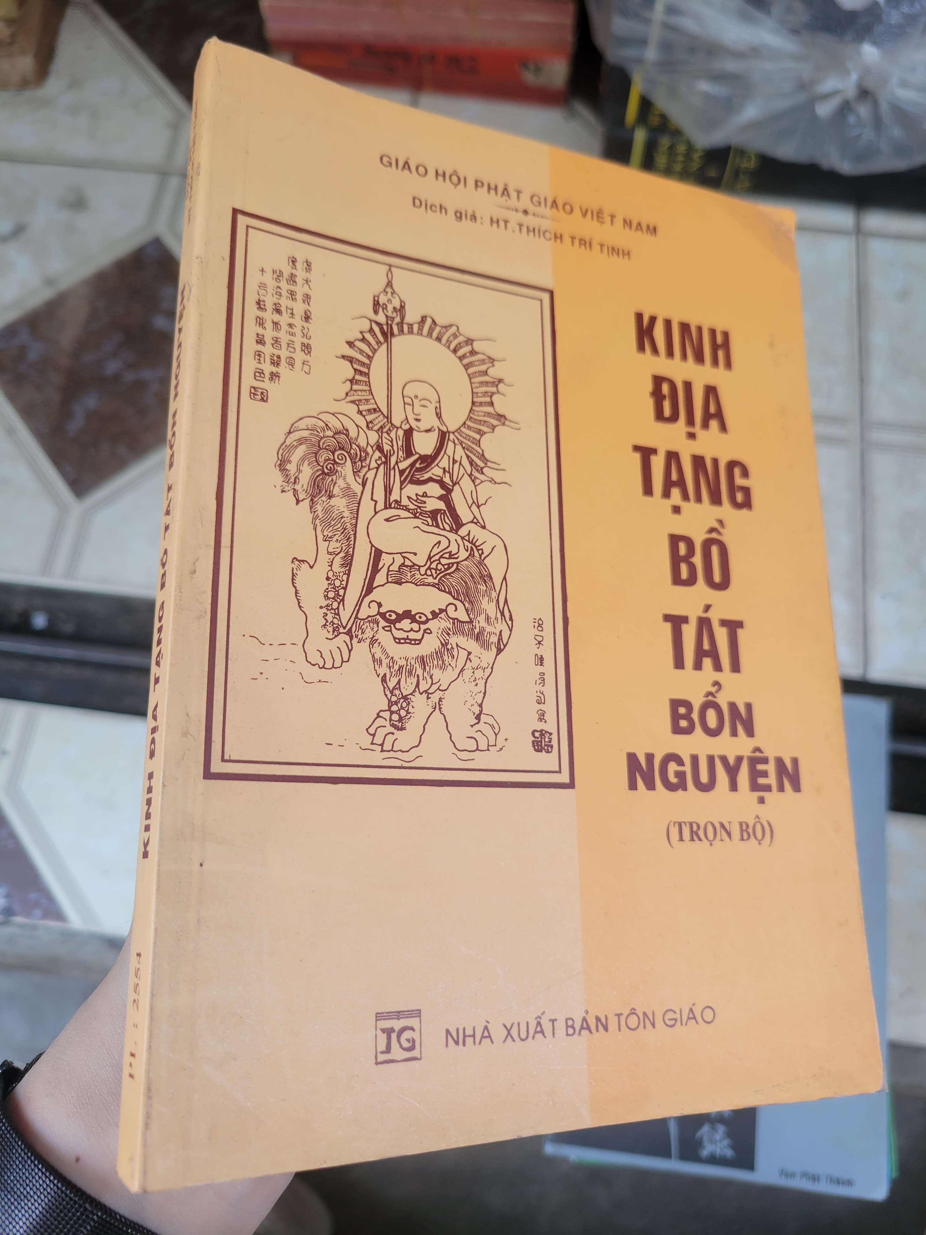 Kinh địa tạng bồ tát bổn nguyện (trọn bộ) - H.T. Thích Trí Tịnh 2010 mới 80% ố, bẩn bìa (Sách tôn giáo - tâm linh) BGB