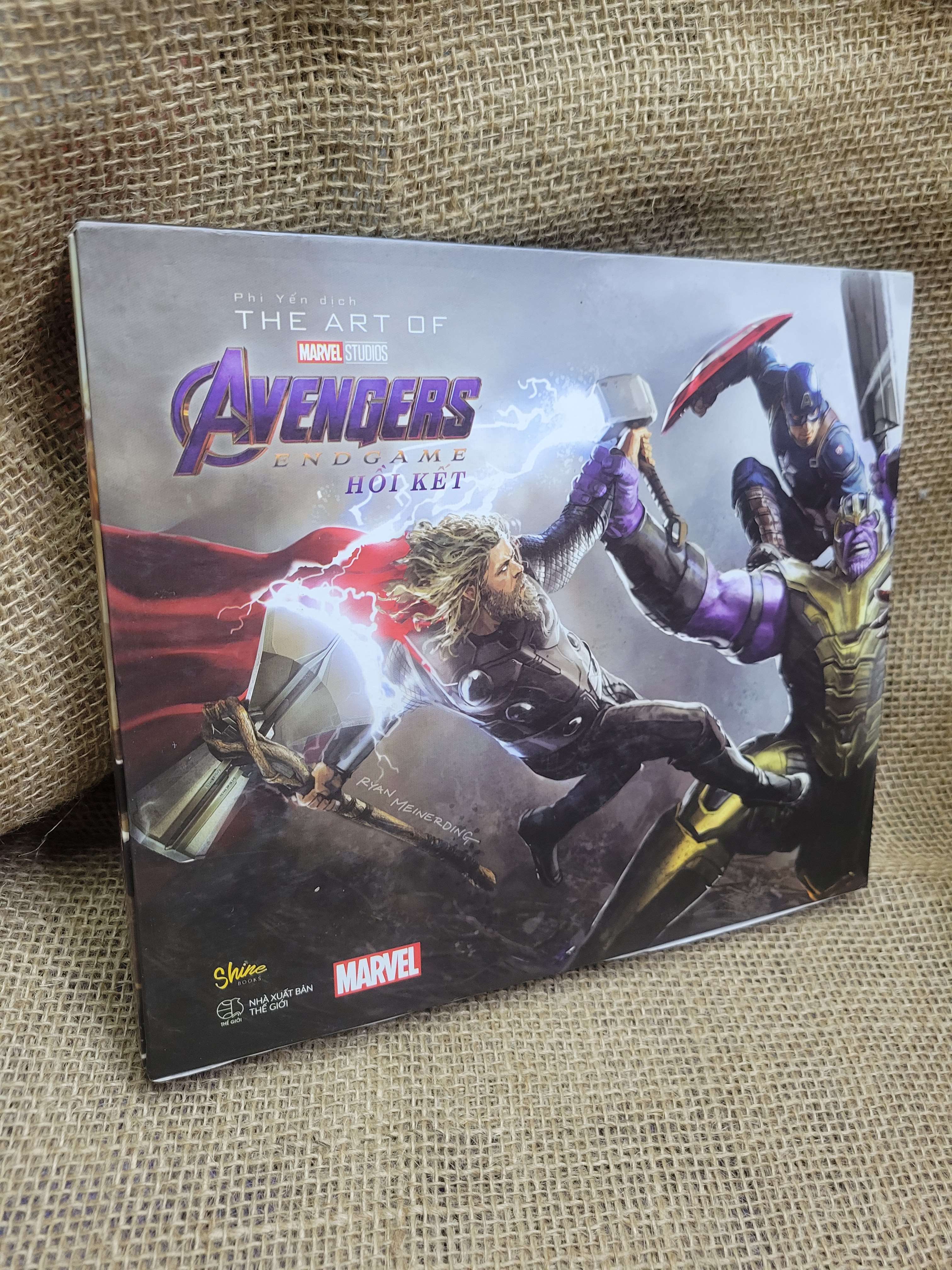 The art of Marvel - Avengers Endgame bìa cứng mới 80% ố, bẩn bìa (Tạp chí) HCM