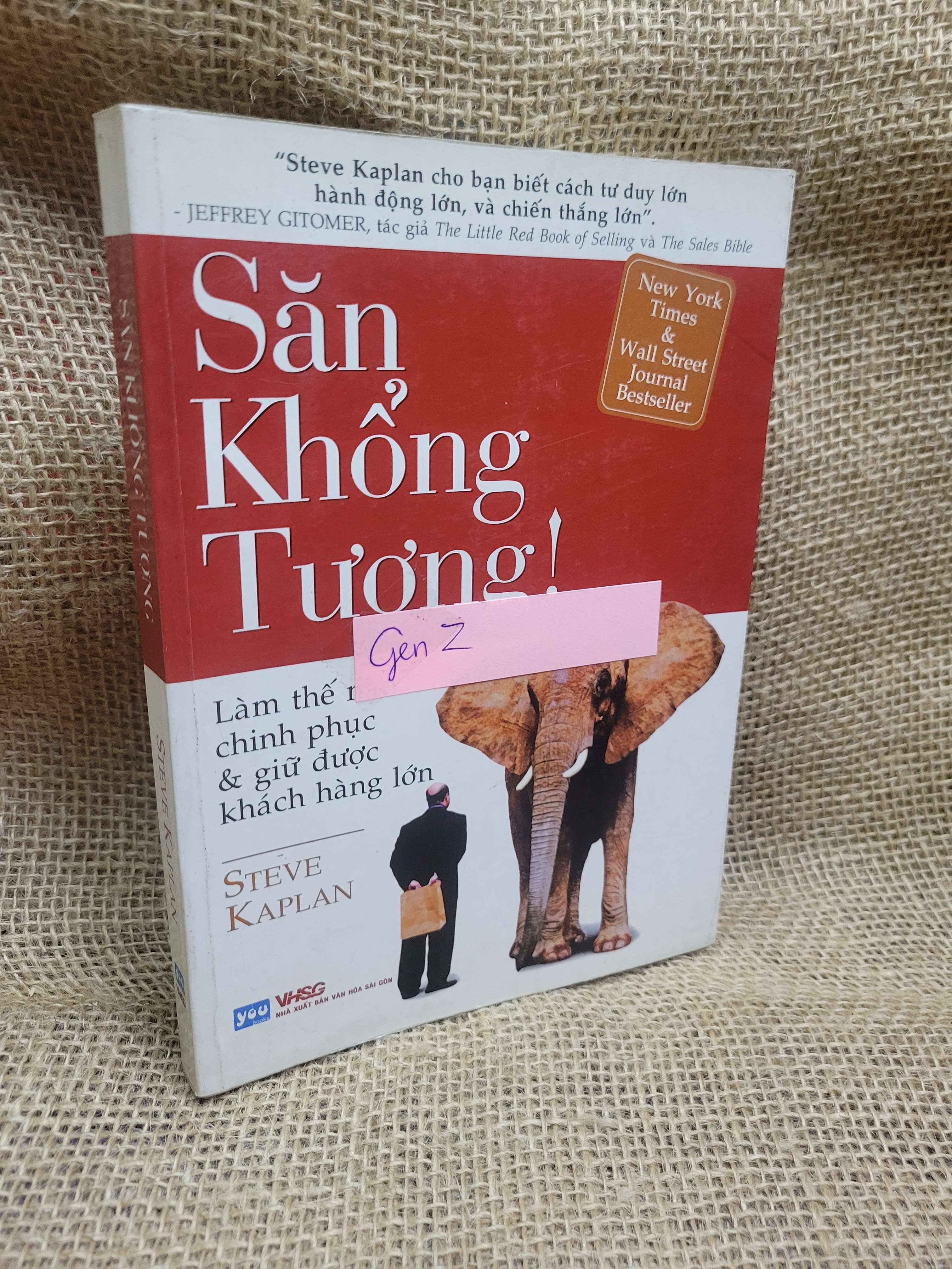 Săn khổng tượng - Steve Kaplan 2008 mới 80% ố, bẩn bìa (Kinh doanh - Marketing) HCM