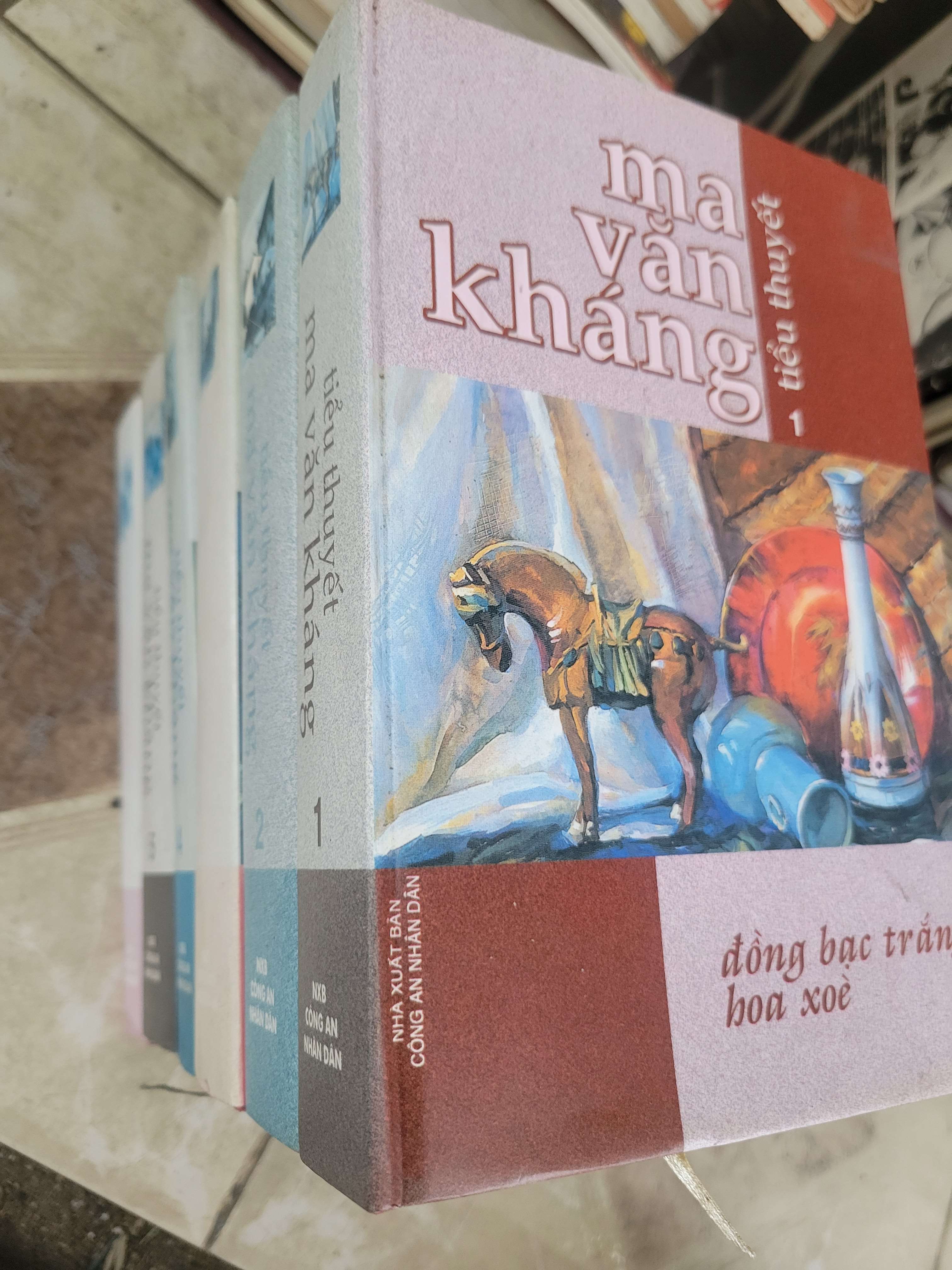 6 cuốn Tiểu thuyết Ma Văn Kháng bìa cứng mới 80% ố, bẩn bìa (Sách văn học) BGB