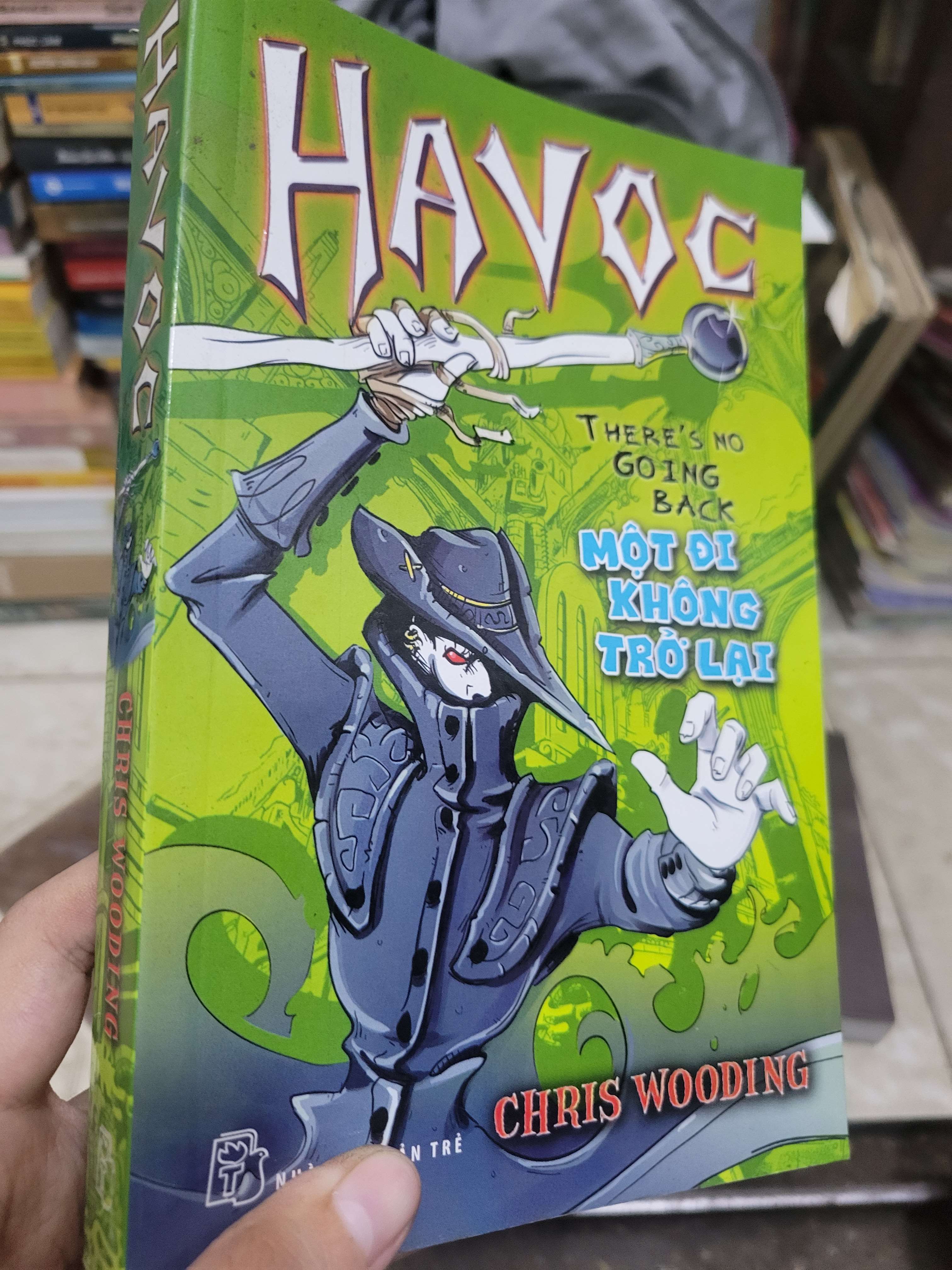 Havoc: Một Đi Không Trở Lại - Chris Wooding 2011 mới 80% ố, bẩn bìa (Sách văn học) BGB
