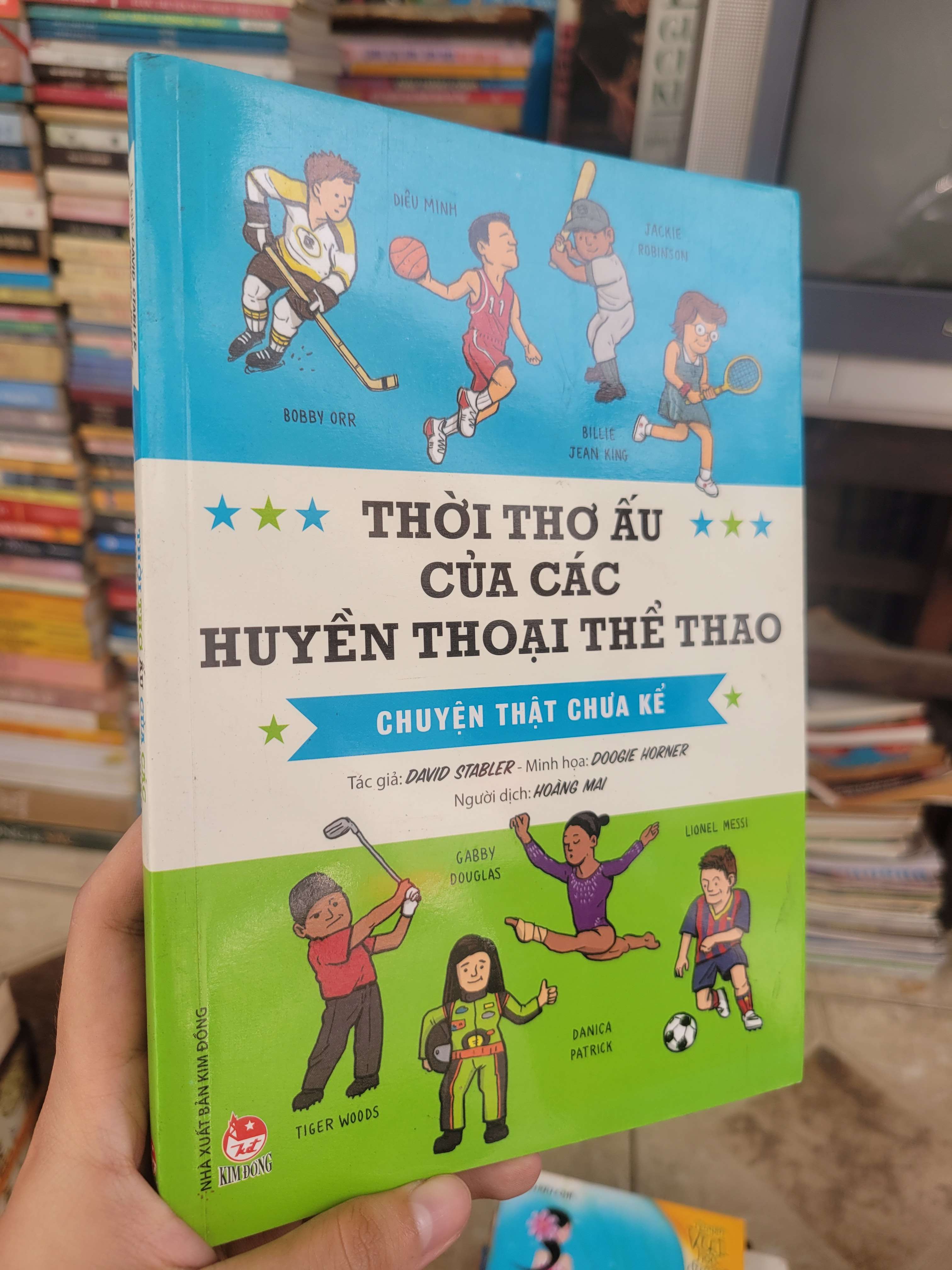 Thời thơ ấy của các huyền thoại thể thao: Chuyện thật chưa kể - David Stabler 2017 mới 80% ố, bẩn bìa (Sách văn học) BGB