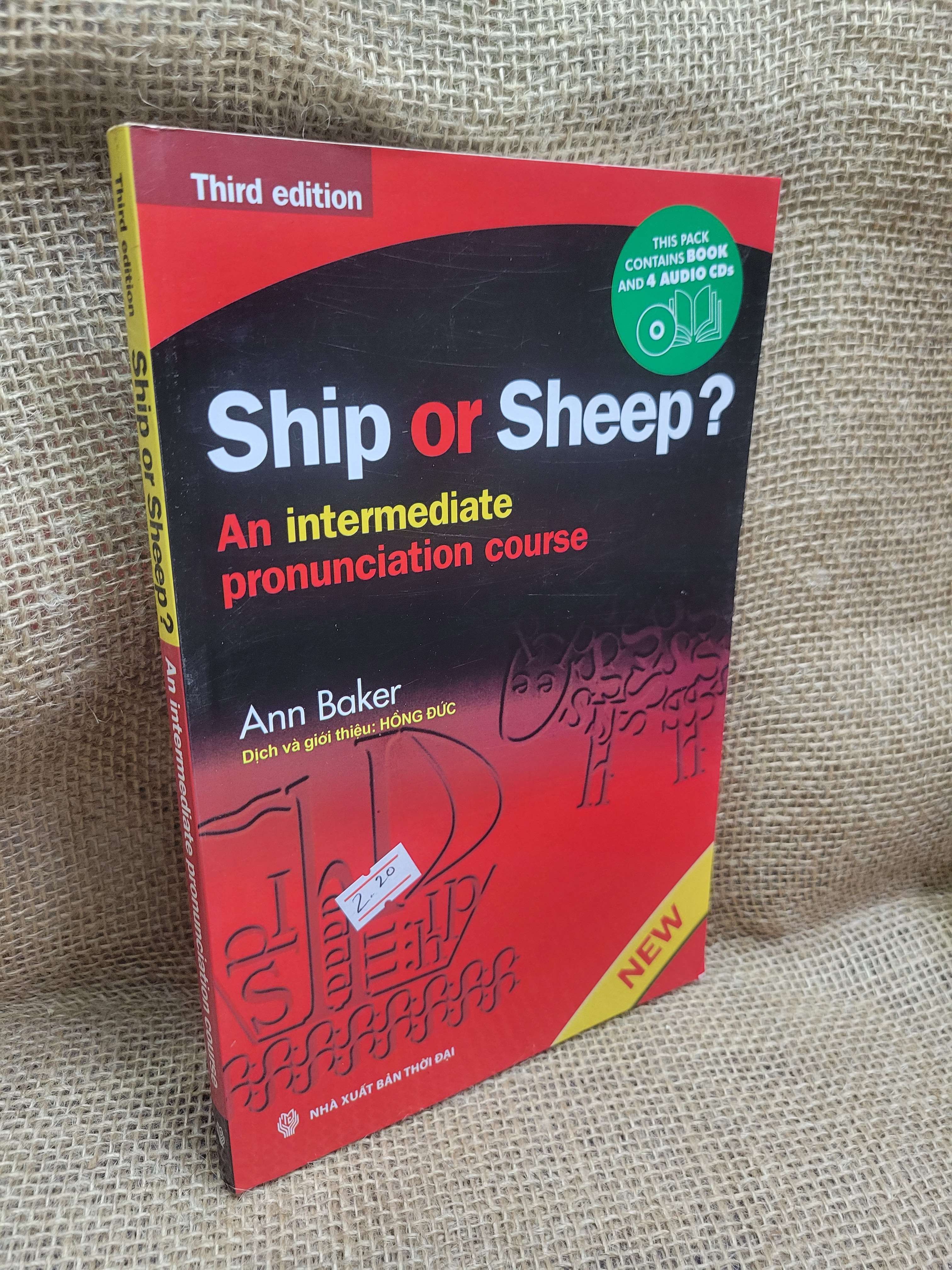 Ship or sheep? An intermediate pronunciation course - Ann Baker 2014 mới 80% ố, bẩn bìa (Sách tự học tiếng Anh) HCM