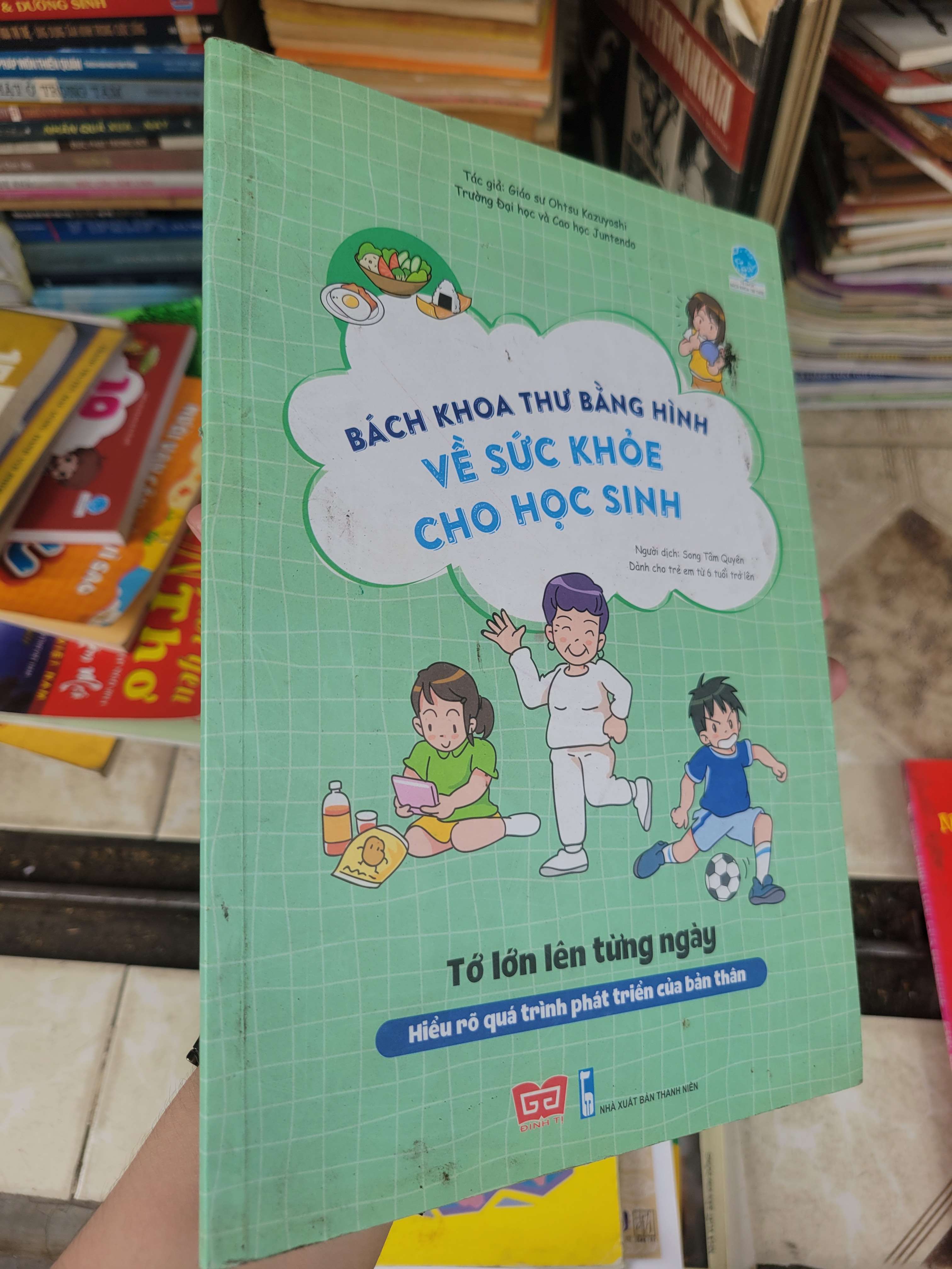 Bách khoa thư bằng hình về sức khỏe cho học sinh - Giáo sư Ohtsu Kazuyoshi 2019 mới 70% ố, bẩn bìa, có vệt nước (Sách dinh dưỡng - sức khỏe cho bé) BGB