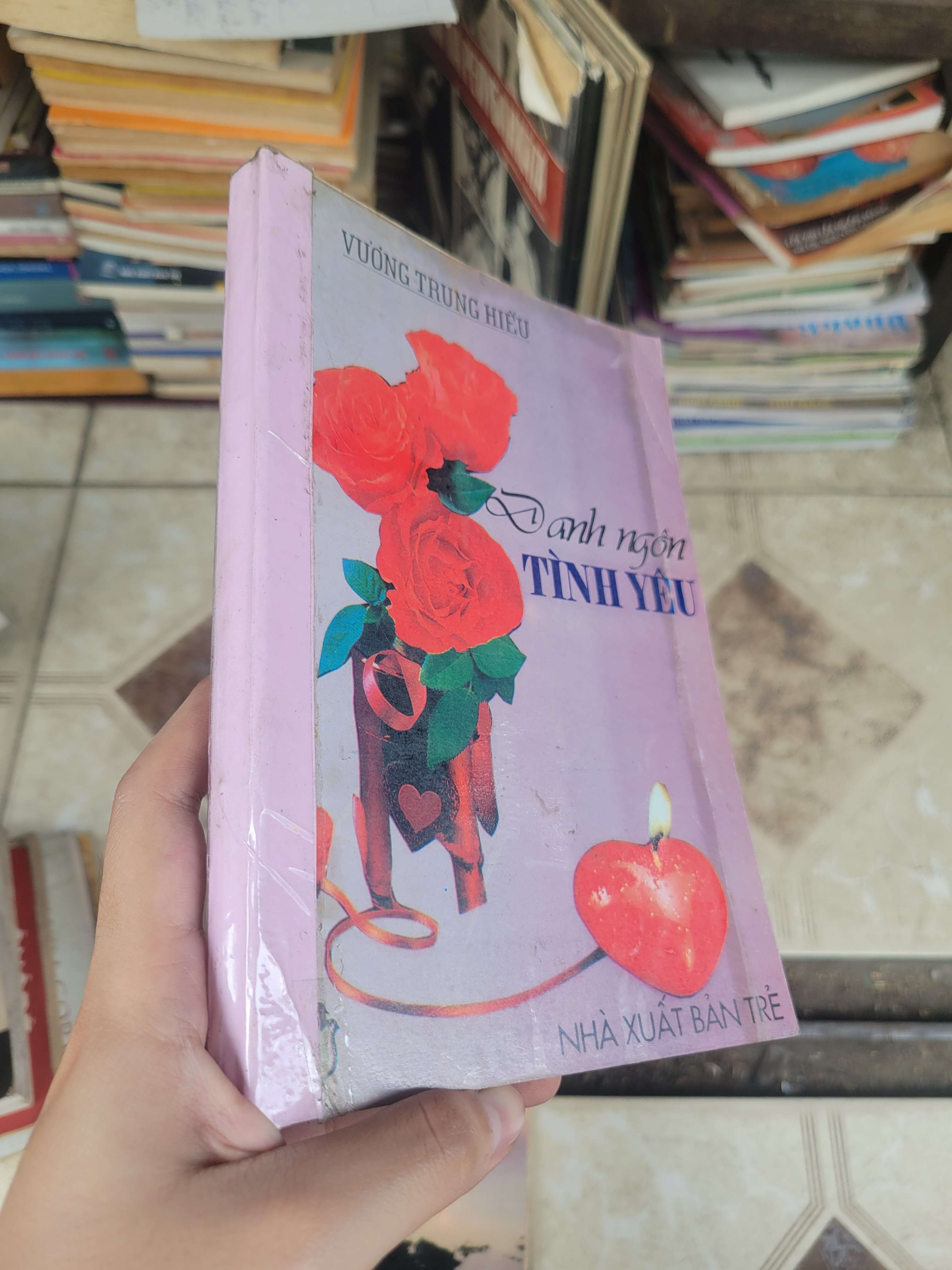 Danh ngôn tình yêu - Vương Trung Hiếu 1996 mới 70% bẩn bìa, ố, có chữ viết (Sách văn học) BGB