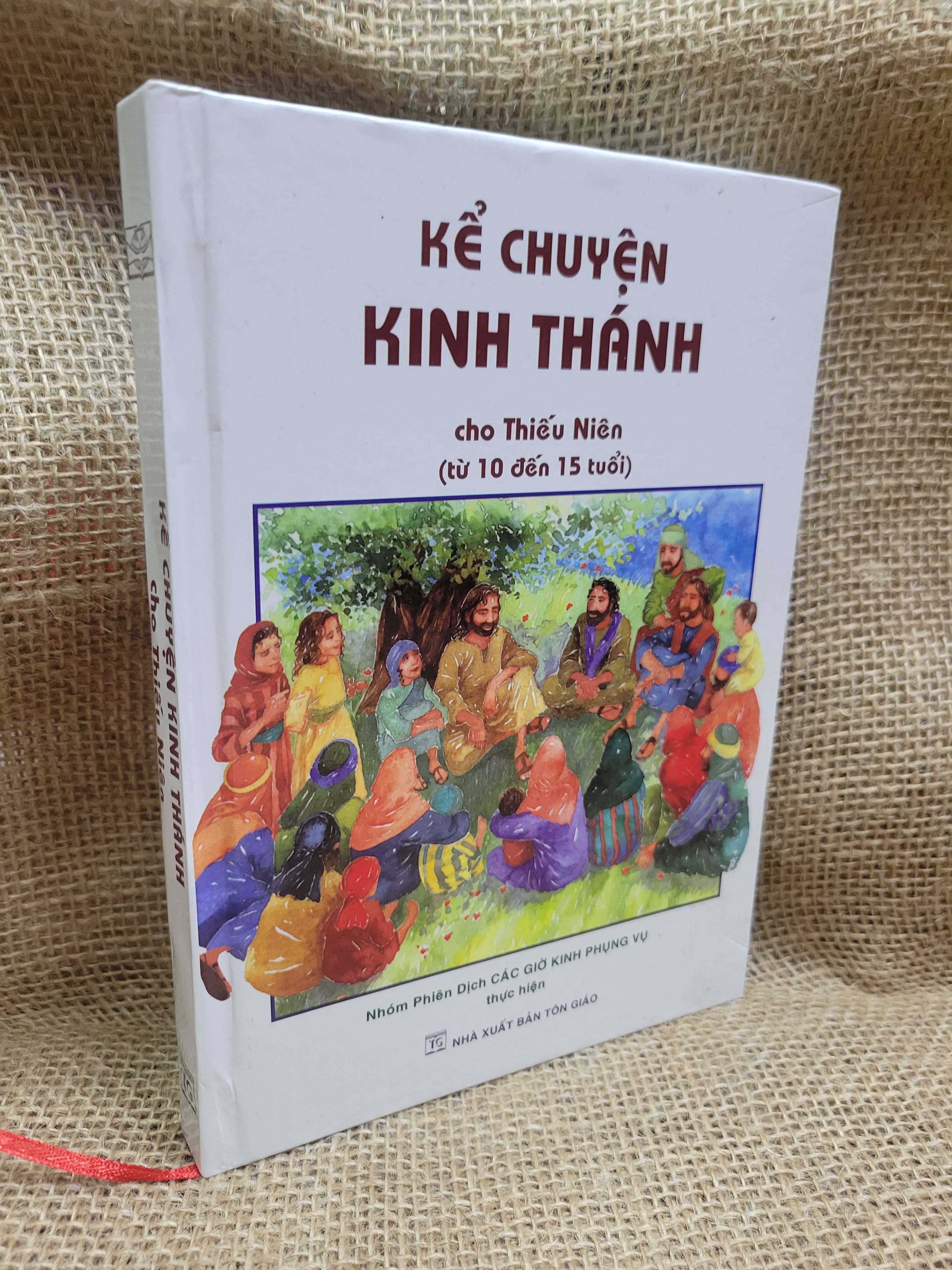 Kể chuyện kinh thánh cho thiếu niên (từ 10 đến 15 tuổi) bìa cứng sách màu mới 70% bẩn bìa, ố, có mộc (Sách tôn giáo - tâm linh) HCM