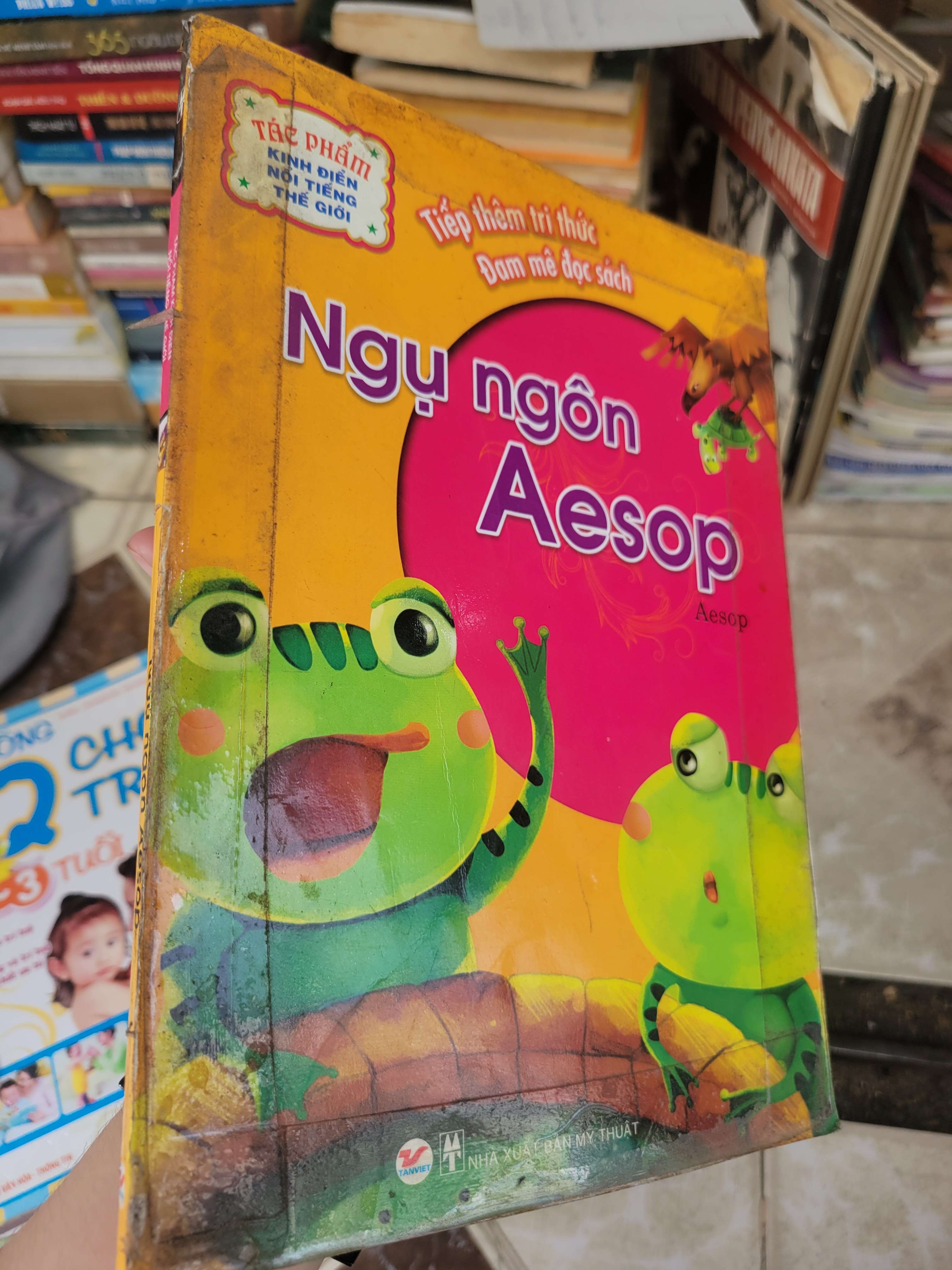 Ngụ ngôn Aesop - Aesop sách màu 2013 mới 80% ố, bẩn bìa (Sách văn học) BGB