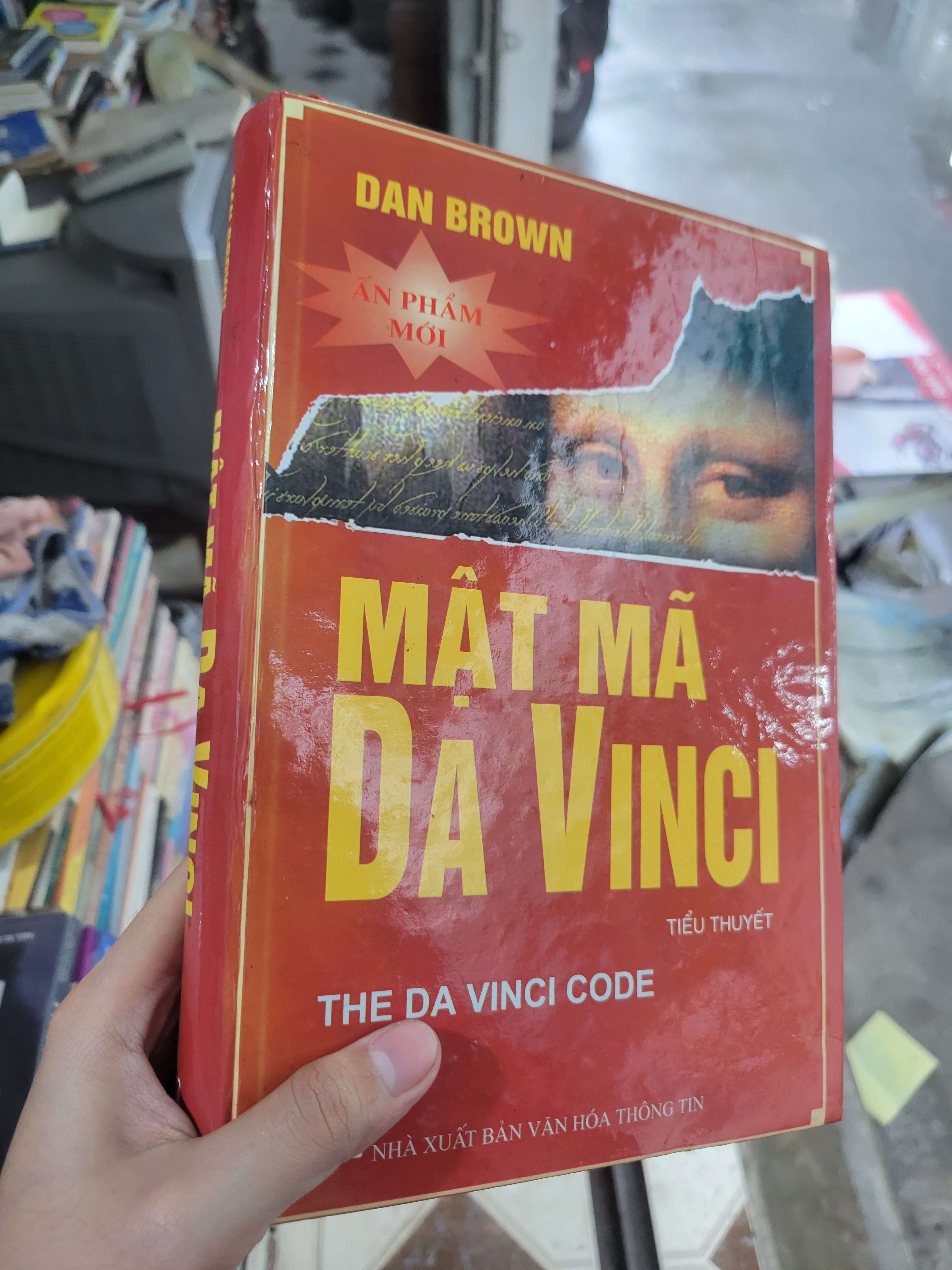 Mật mã Da Vinci - Dan Brown (Sách in) bìa cứng 2007 mới 80% ố, bẩn bìa (Sách văn học) BGB