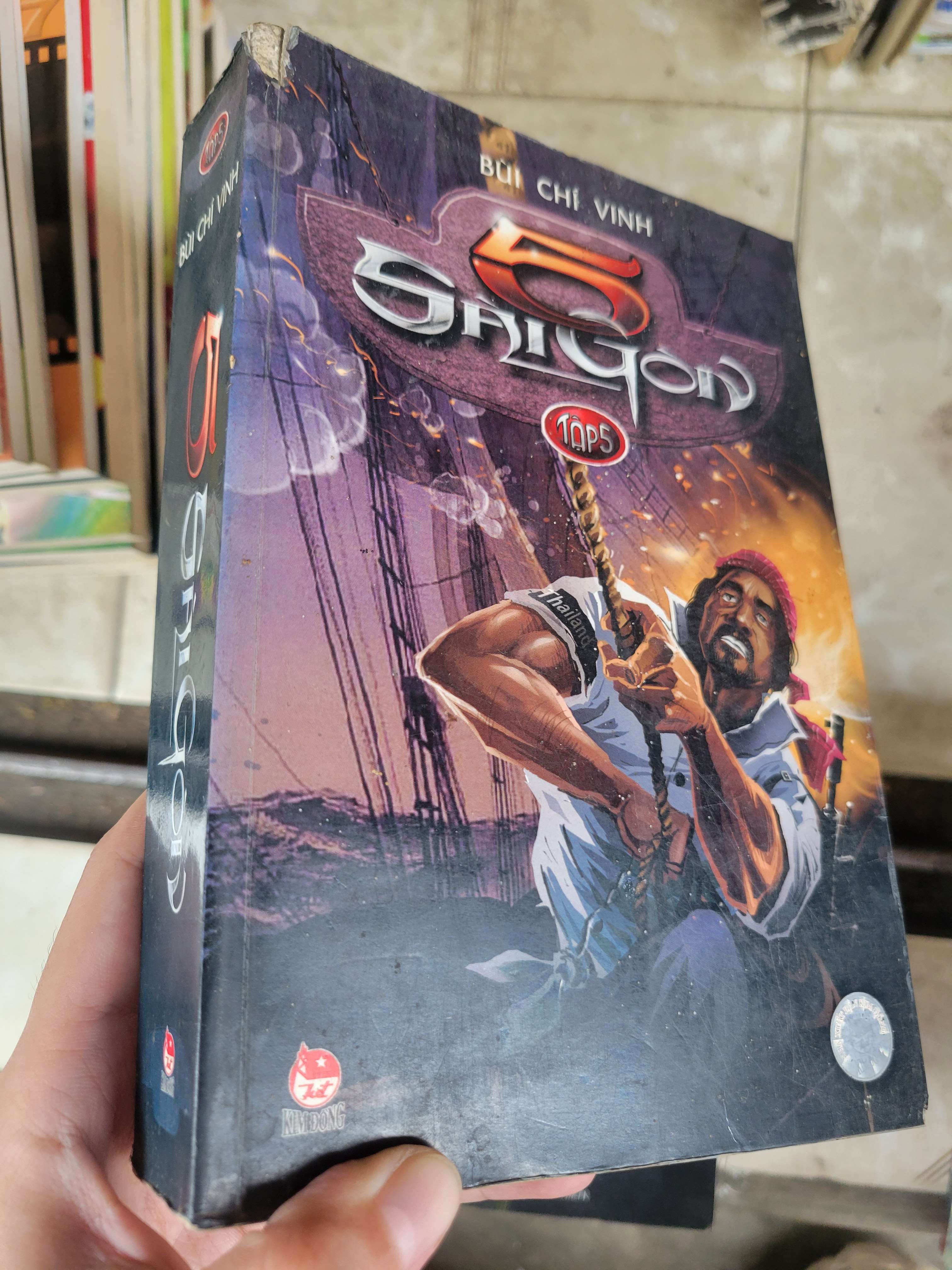 5 Sài Gòn tập 5 - Bùi Chí Vinh 2006 mới 70% ố, bẩn bìa, tróc gáy (Sách văn học) BGB