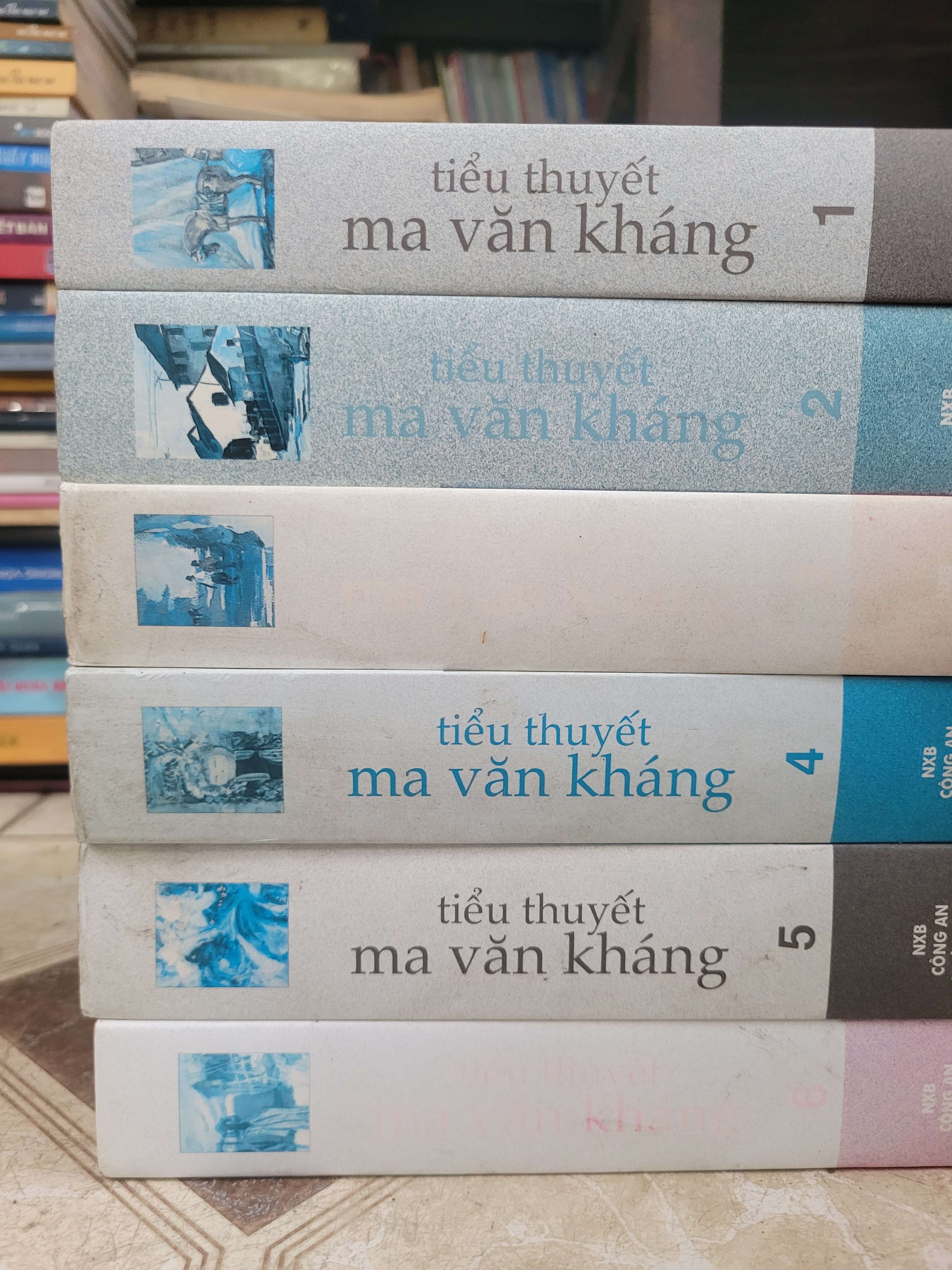 6 cuốn Tiểu thuyết Ma Văn Kháng bìa cứng mới 80% ố, bẩn bìa (Sách văn học) BGB