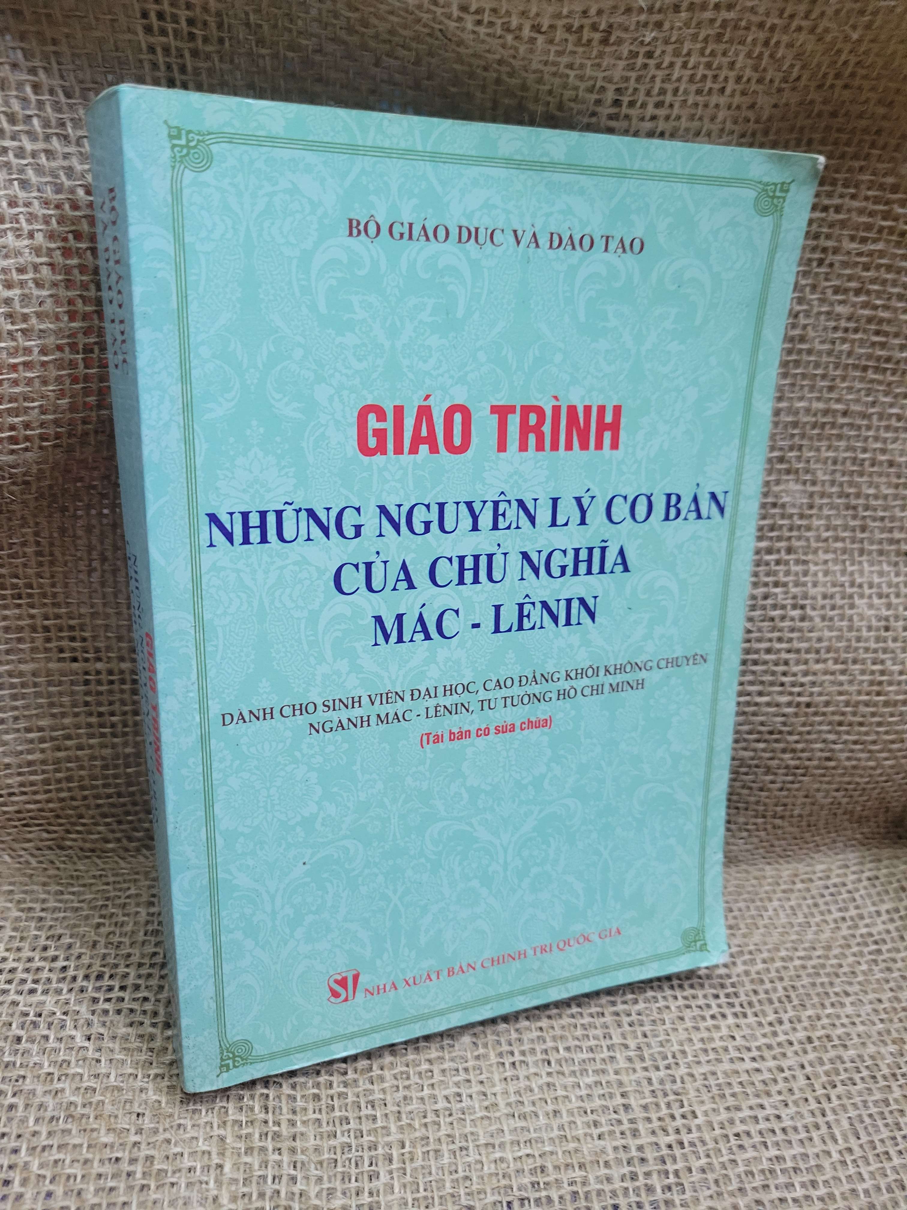 Giáo trình những nguyên lý cơ bản của chủ nghĩa Mác-LêNin 2015 mới 80% ố, bẩn bìa (Giáo trình đại học - cao đẳng) HCM