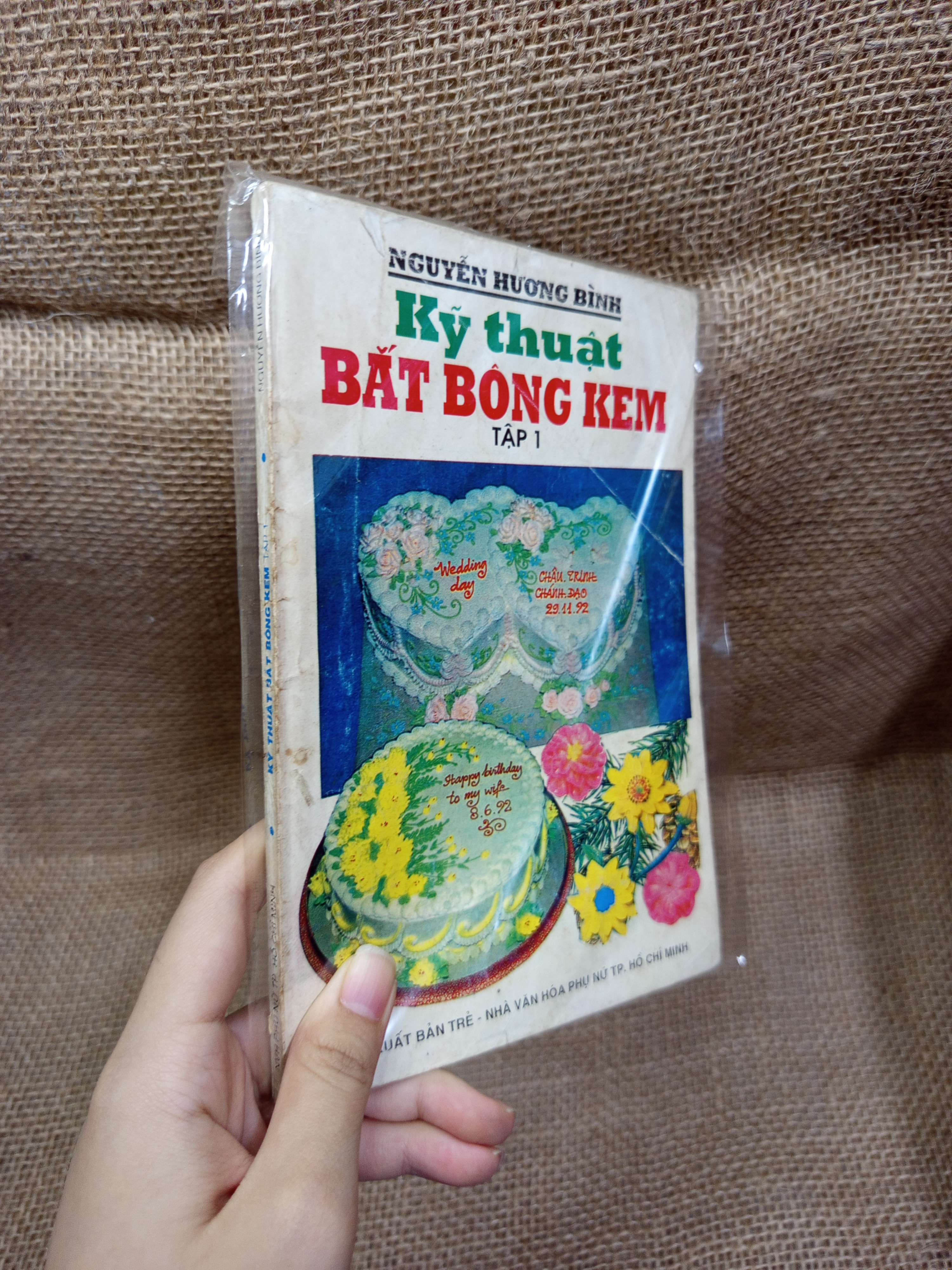Kỹ thuật bắt bông kem tập 1 - Nguyễn Hương Bình mới 70% bẩn bìa, ố (Sách kiến thức tổng hợp) HCM