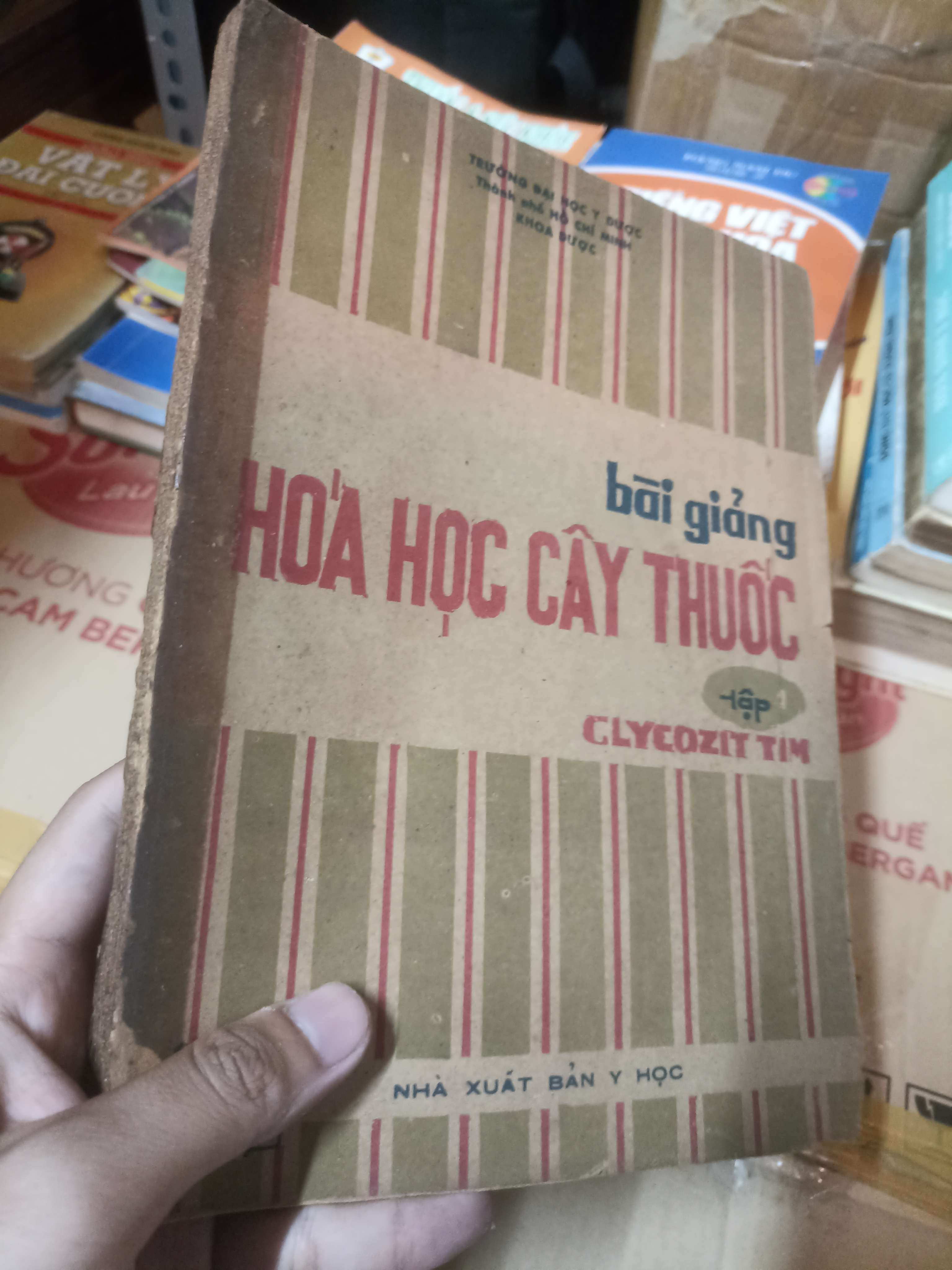 Bài giảng hóa học cây thuốc tập 1: Glycozit Tim (Sách giáo khoa - giáo trình) NSX