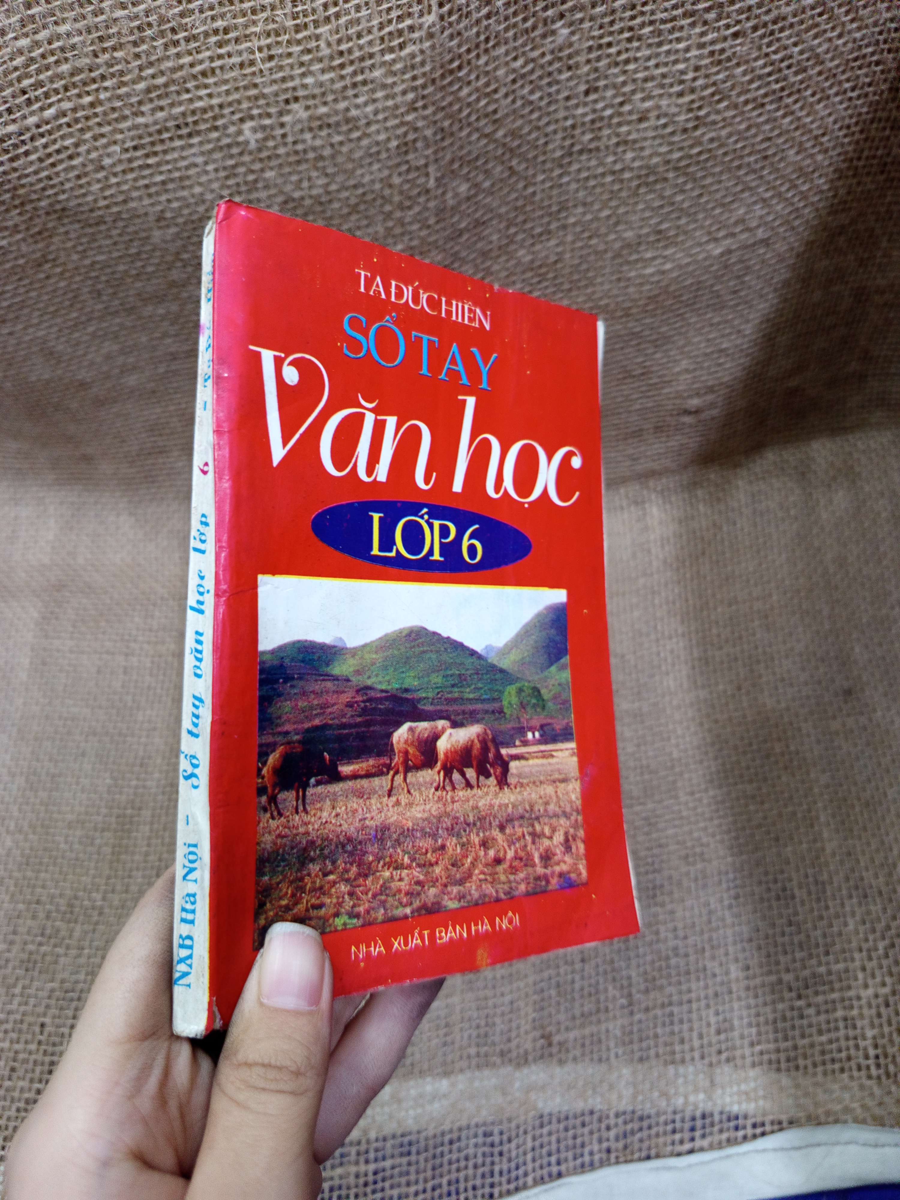 Sổ tay văn học lớp 6 - Tạ Đức Hiền mới 80% bẩn bìa, ố (Sách kiến thức tổng hợp) HLSC