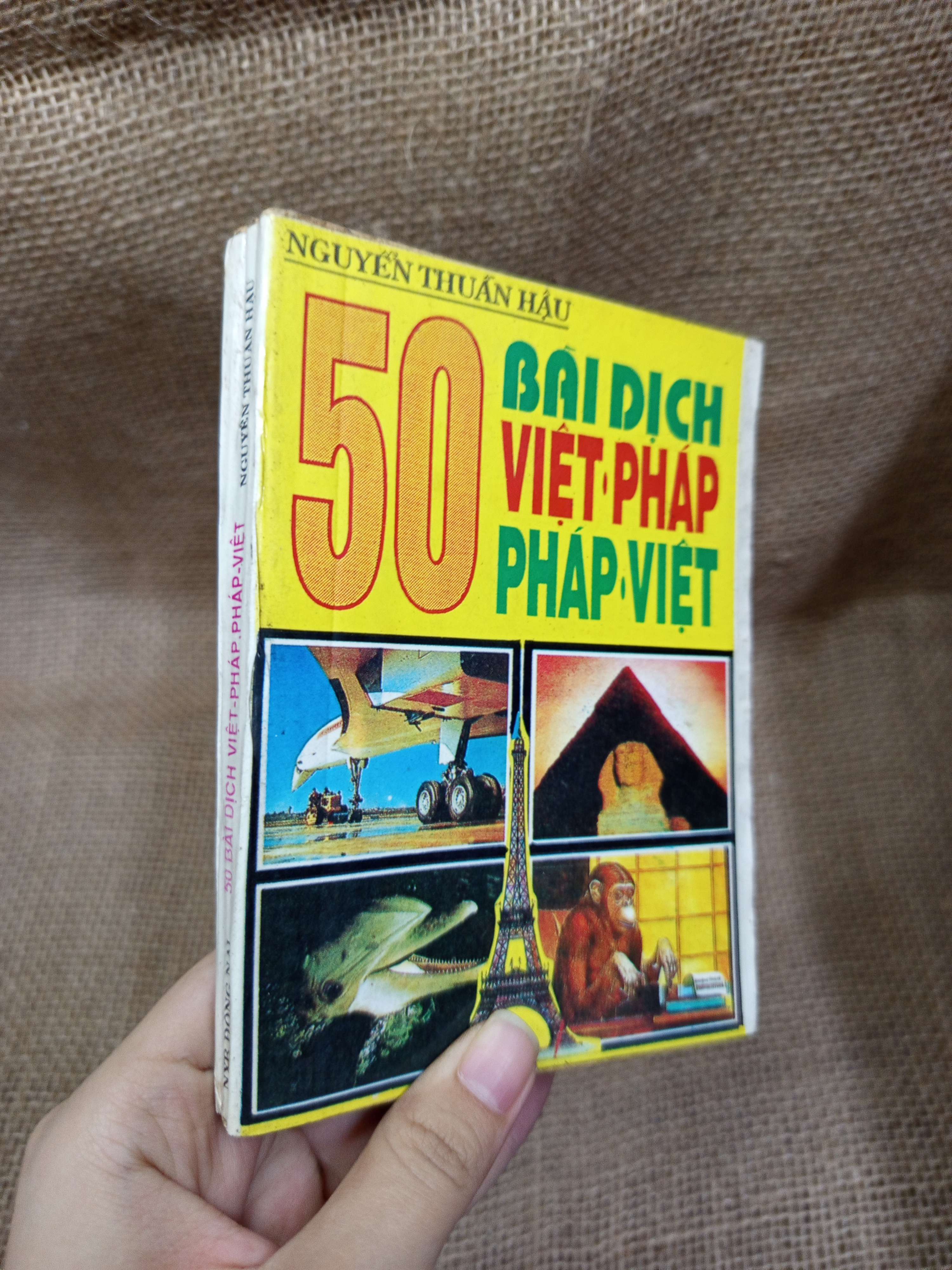 50 bài dịch Việt - Pháp Pháp - Việt - Nguyễn Thuấn Hậu 1995 mới 80% bẩn bìa, ố (Sách học tiếng Pháp) HLSC