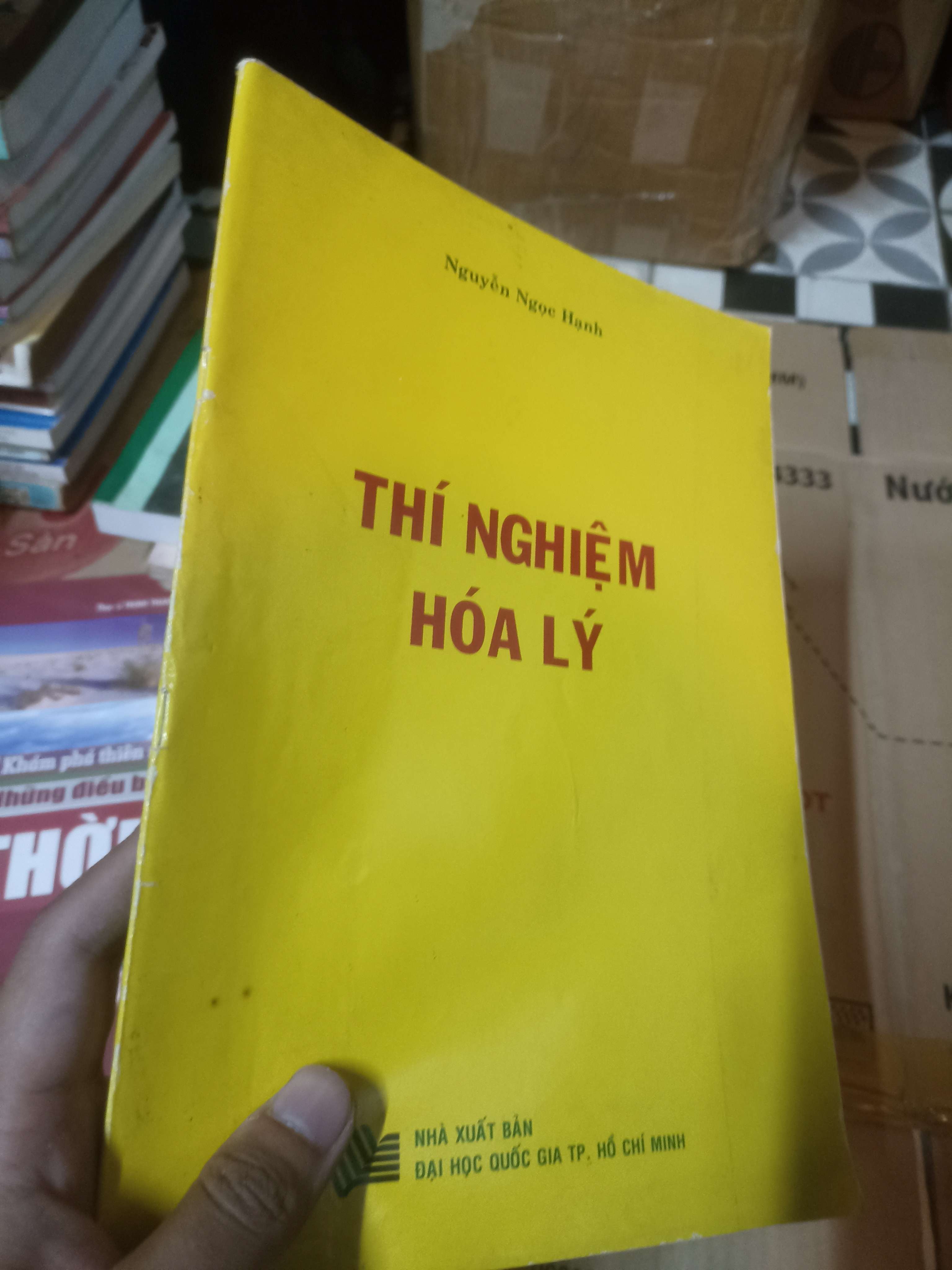 THÍ NGHIỆM HÓA LÝ - Nguyễn Ngọc Hạnh (Sách giáo khoa - giáo trình) NSX