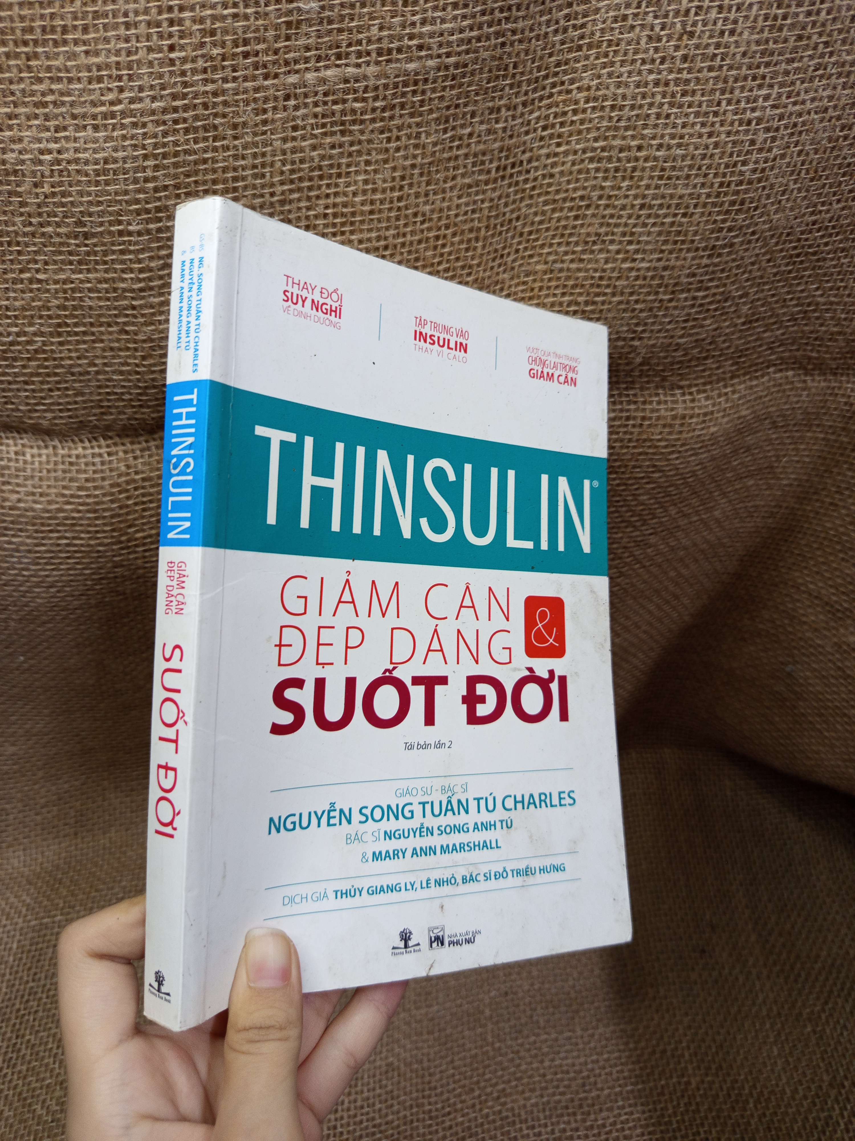 Thinsulin Giảm cân & đẹp dáng suốt đời - Nguyễn Song Tuấn Tú Charles 2018 mới 80% bẩn bìa, ố (Sách Y học - Sức khỏe - Thể thao) HCM