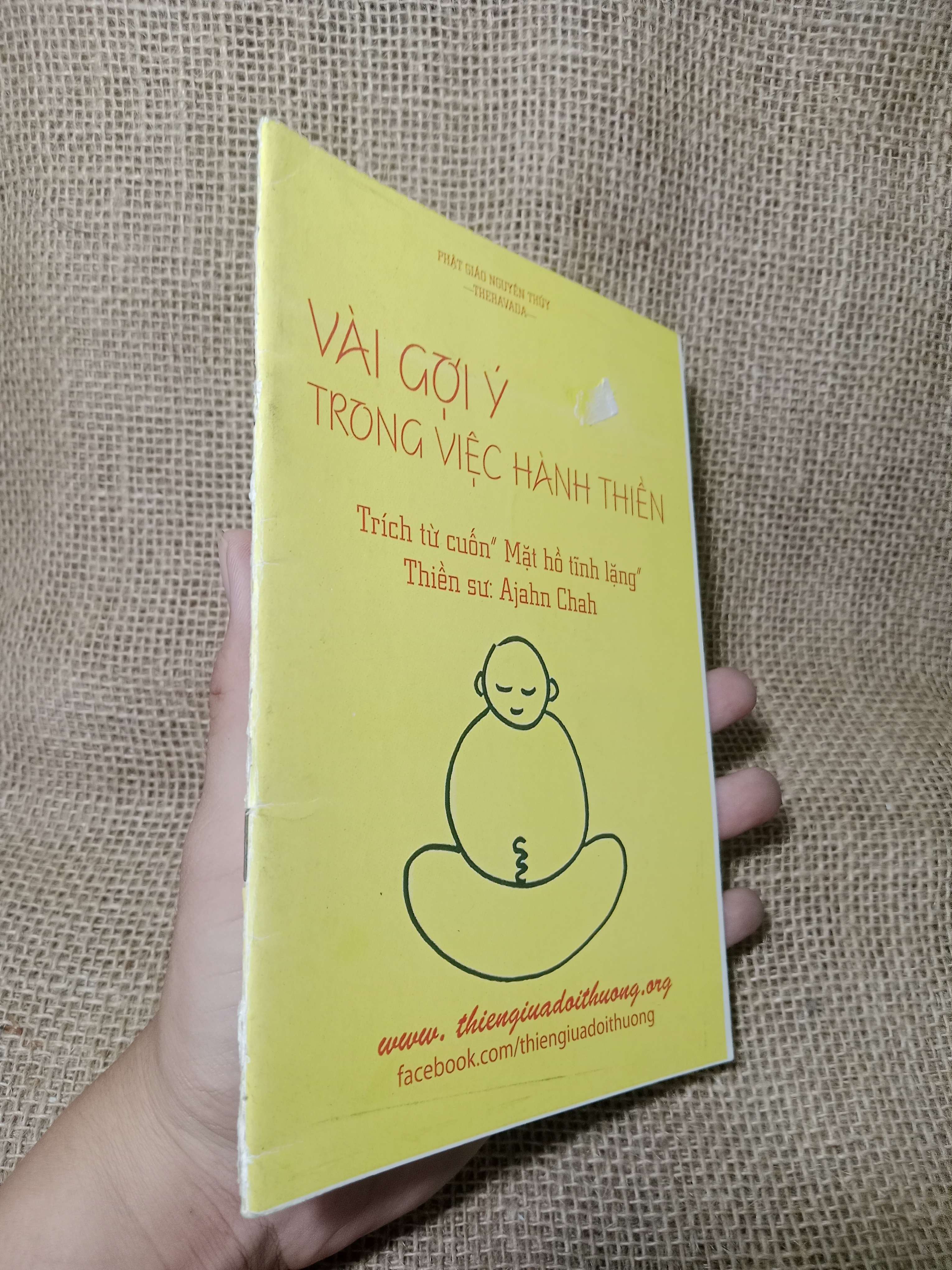 Vài gợi ý trong việc hành thiền - Ajahn Chah mới 80% (Sách tôn giáo - tâm linh) HCM