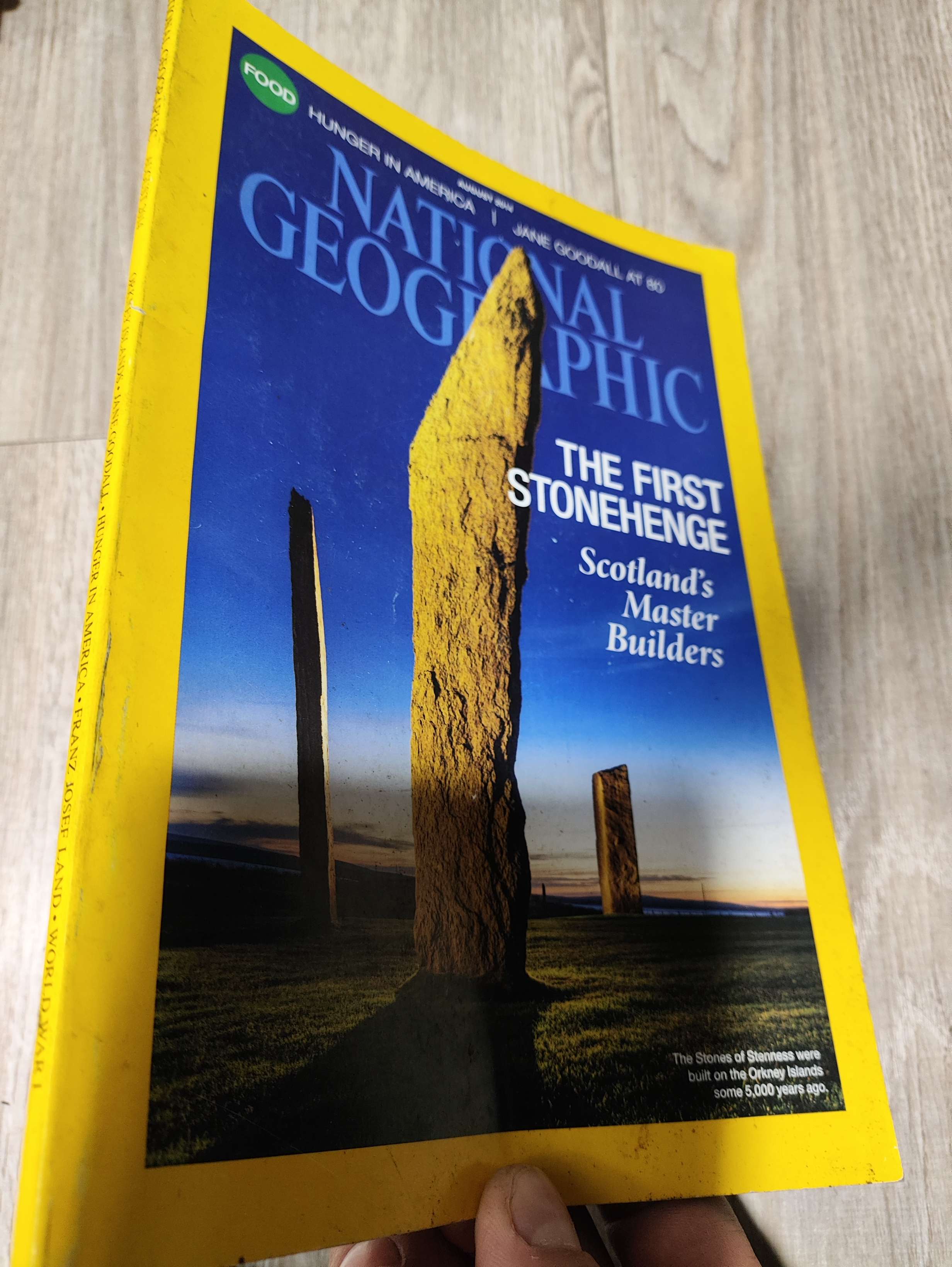 National geographic - The first stonehenge 2014 Tạp Chí Đẹp, mới 80% (Tạp chí) LNTQ