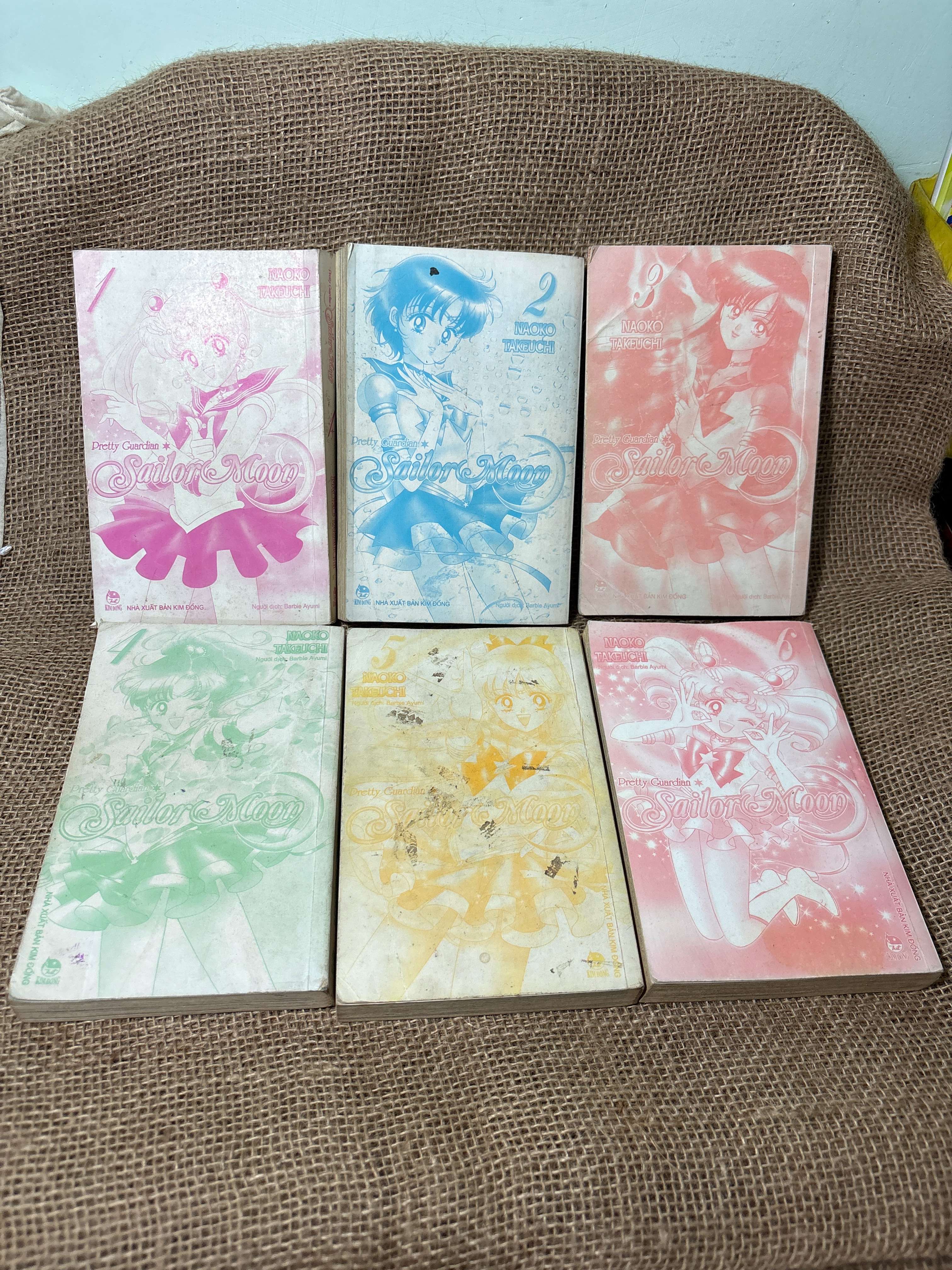 6 cuốn Sailor Moon - Naoko Takeuchi 2016 mới 80% (Truyện tranh ) HCM