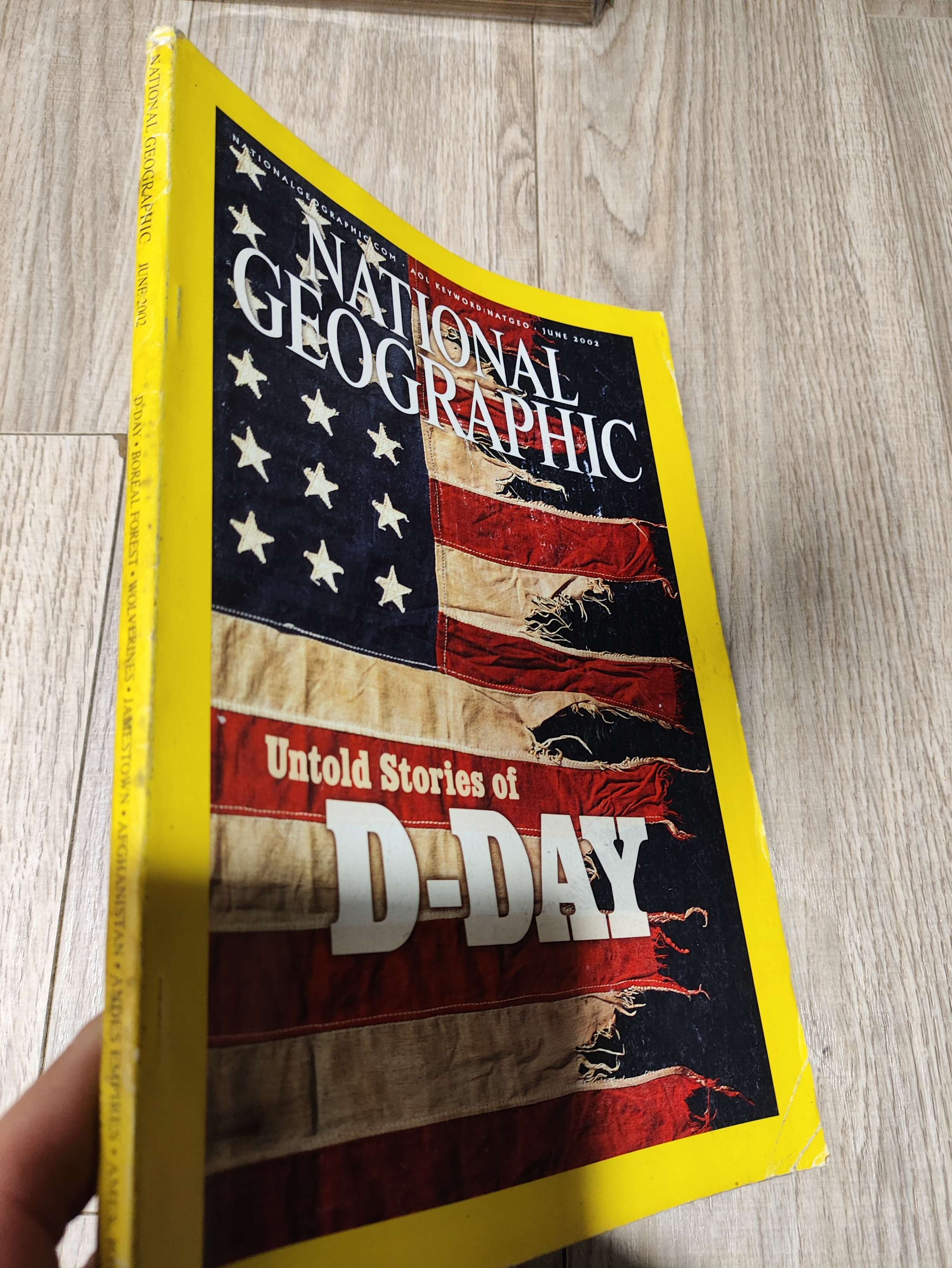 National geographic - Untold stories of D-Day 2002 Tạp Chí Đẹp, mới 70% , tróc gáy (Tạp chí) LNTQ