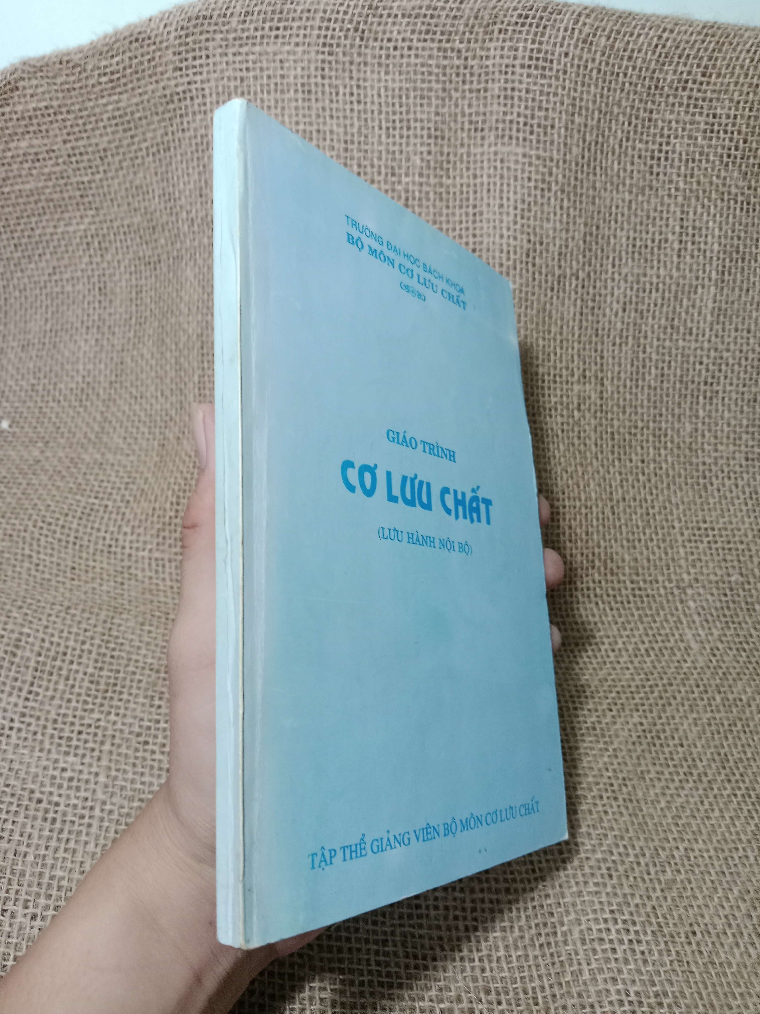 Giáo trình cơ lưu chất mới 80% (Giáo trình đại học - cao đẳng) HCM