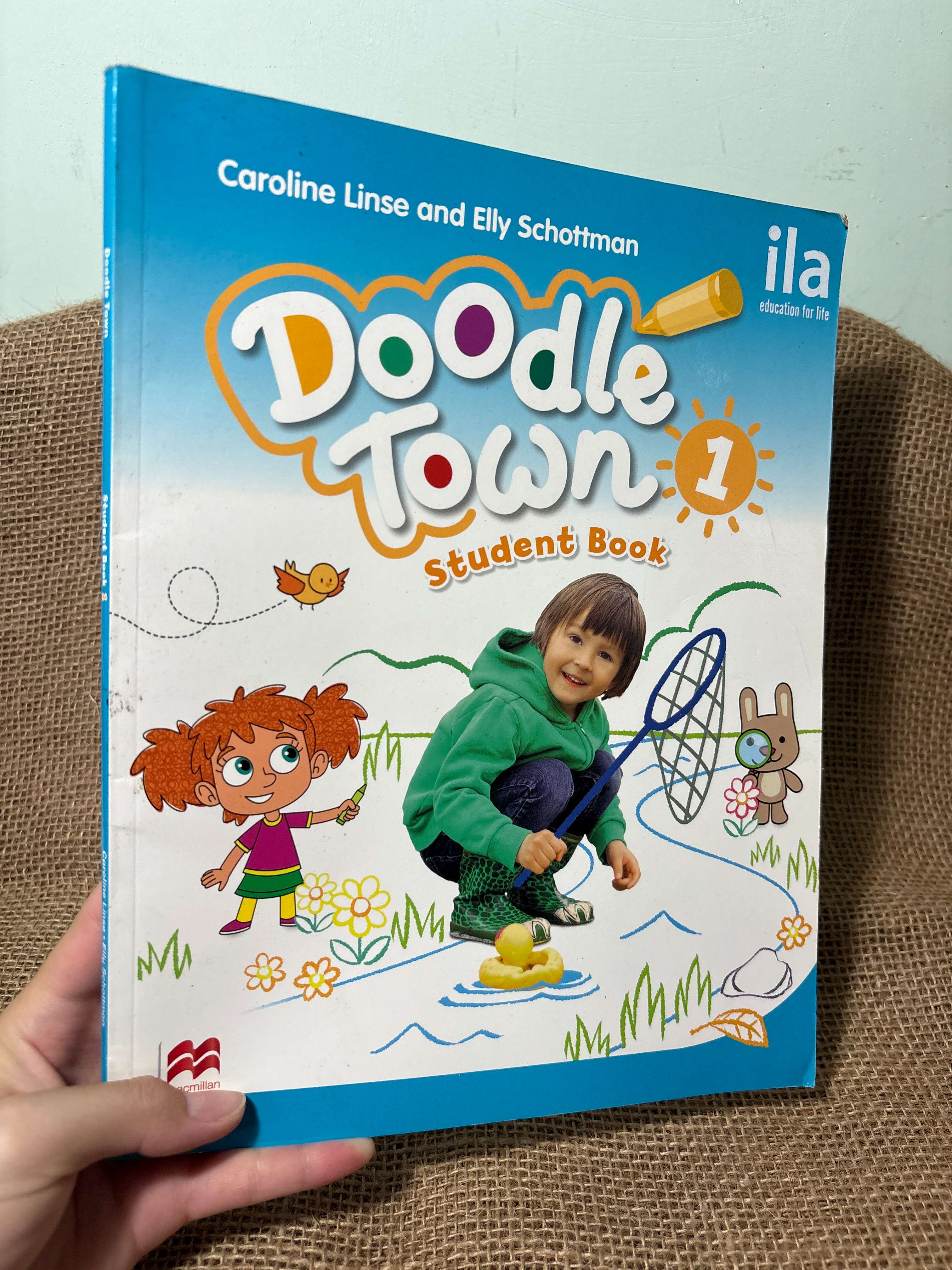 Doodle Town 1 student book - Caroline Linse, Elly Schottman mới 80% (Sách tự học tiếng Anh) HCM