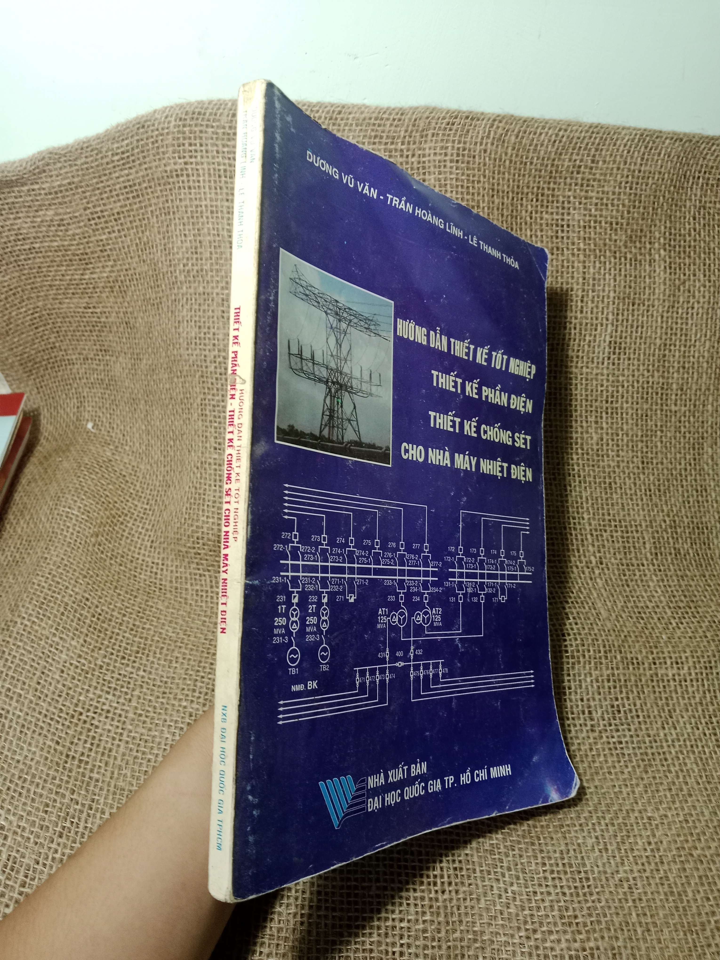 Hướng dẫn thiết kế tốt nghiệp - Thiết kế phần điện - Thiết kế chống sét cho nhà máy nhiệt điện - Dương Vũ Văn, Trần Hoàng Lĩnh, Lê Thanh Thỏa 2006 mới 80% (Giáo trình đại học - cao đẳng) HCM