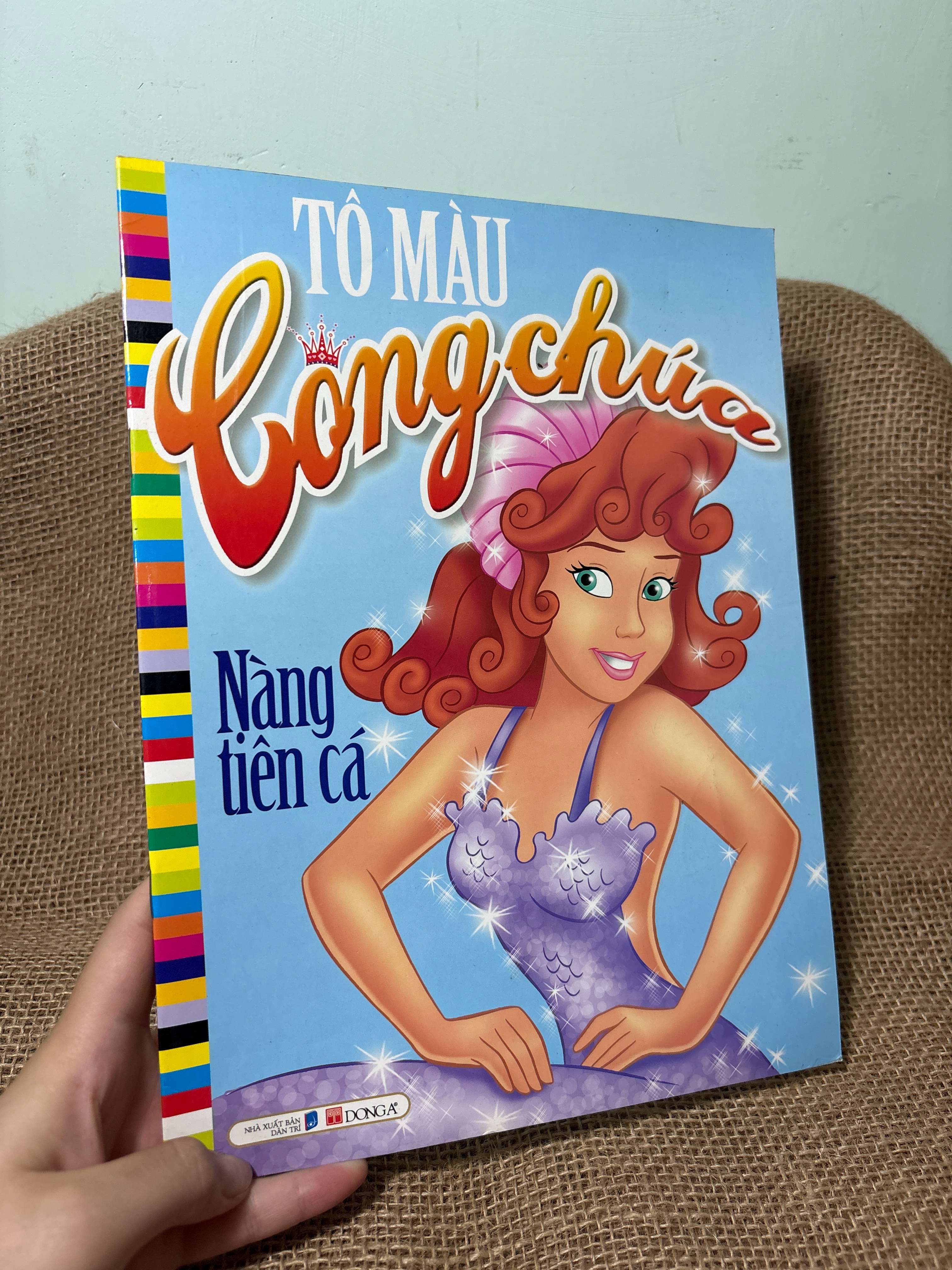 Tô màu công chúa Nàng tiên cá 2012 mới 80% (Sách thiếu nhi) HCM