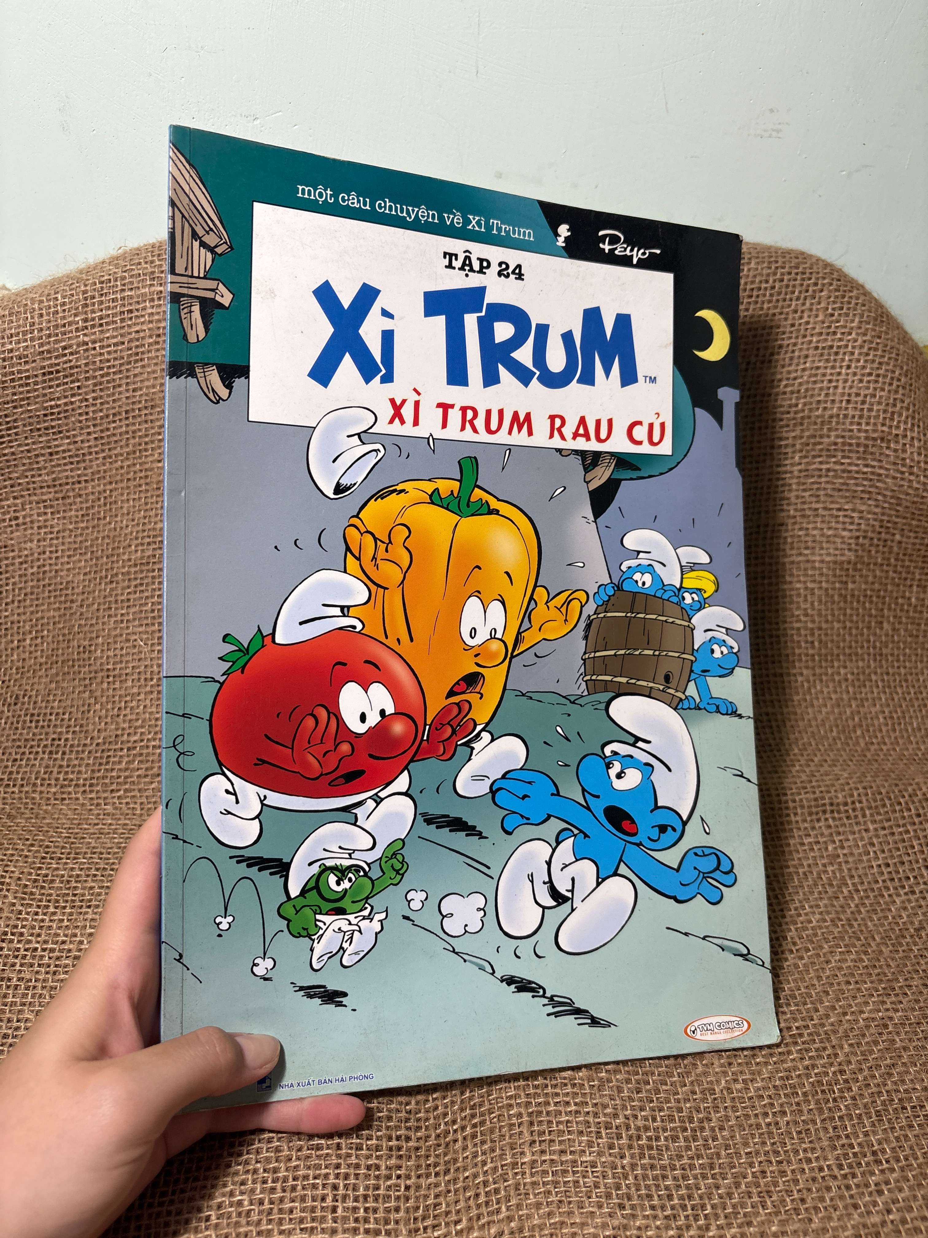 Xì trum tập 24: Xì trum rau củ 2014 mới 80% (Sách thiếu nhi) HCM