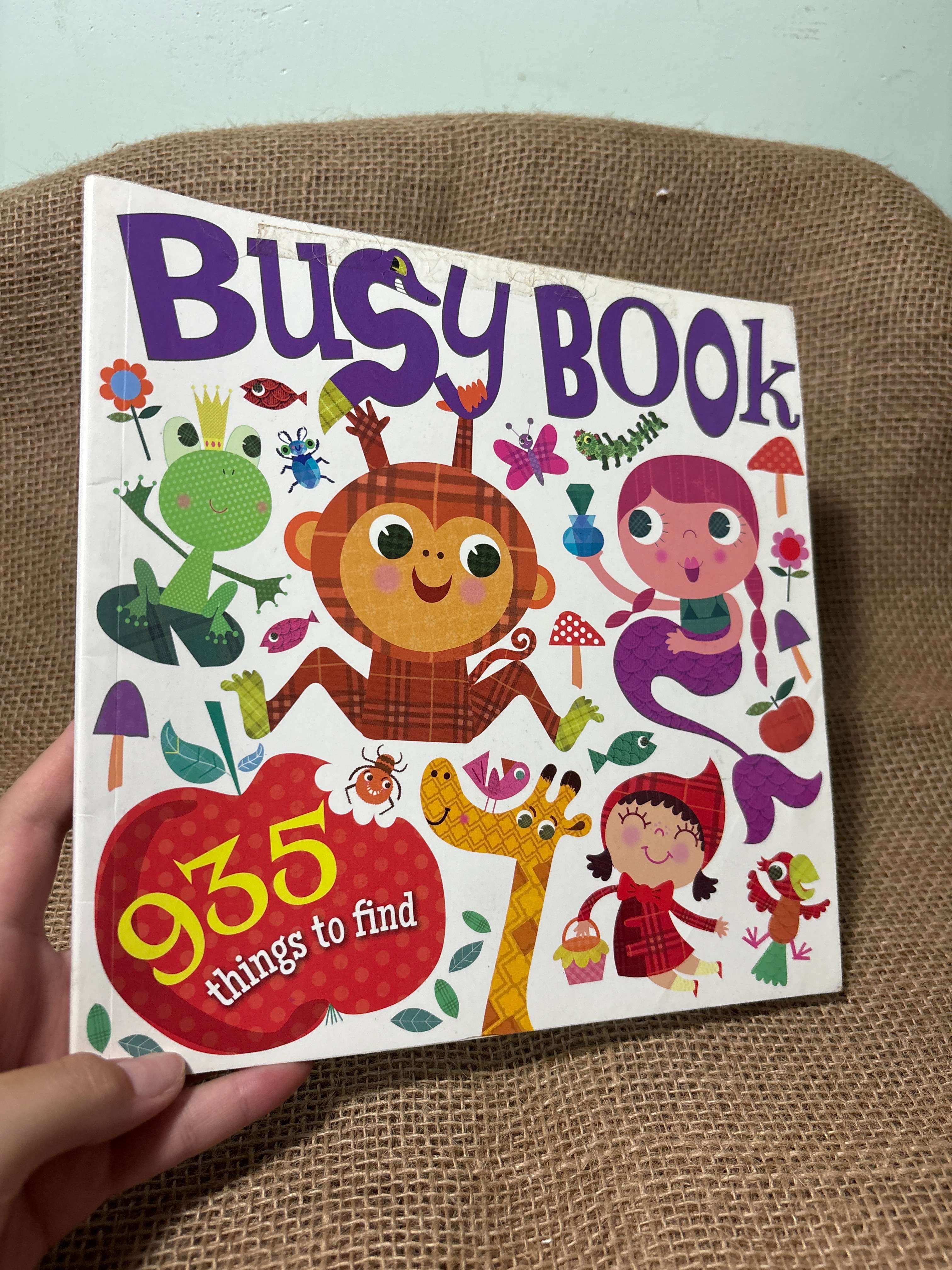 Busy book 935 things to find mới 80% (Sách ngoại) HCM