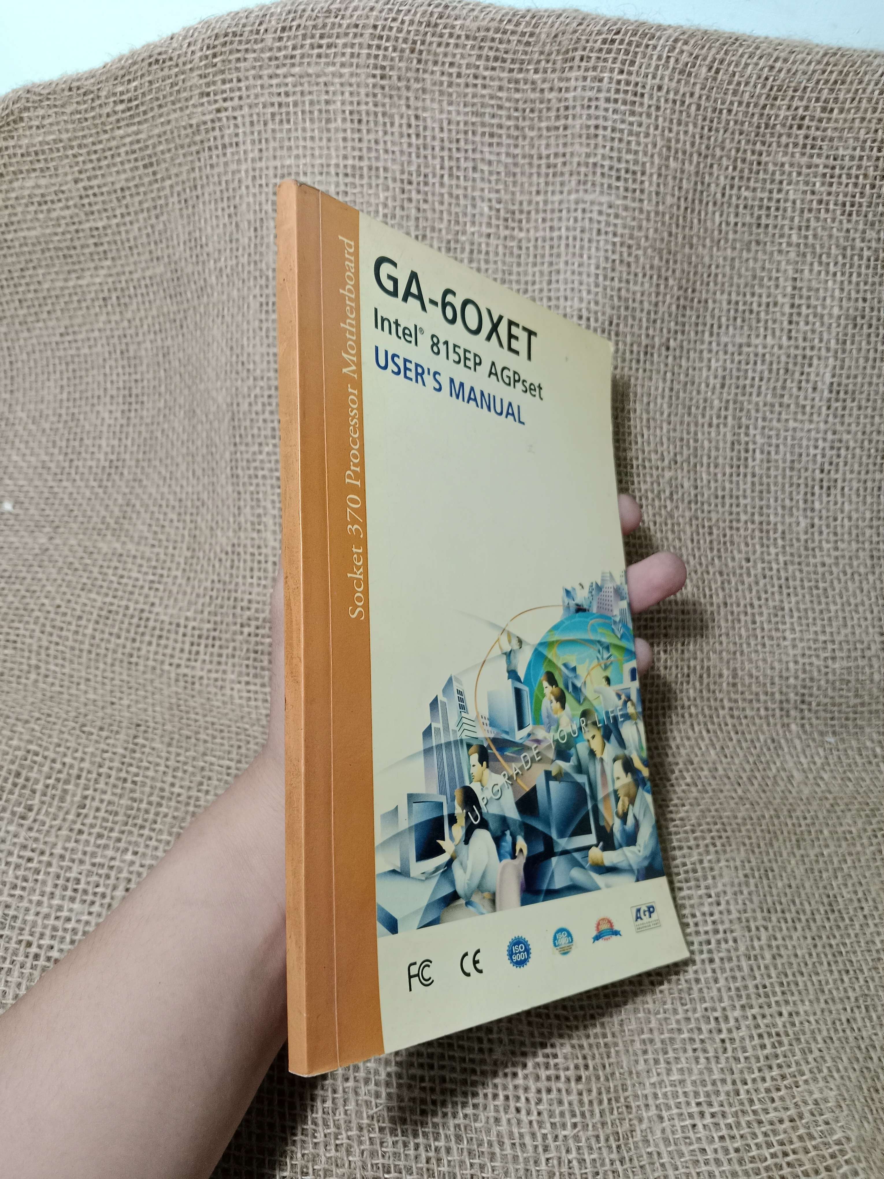 GA-6OXET Intel 815EP AGPset USER'S MANUAL 2001 mới 80% (Sách ngoại) HCM