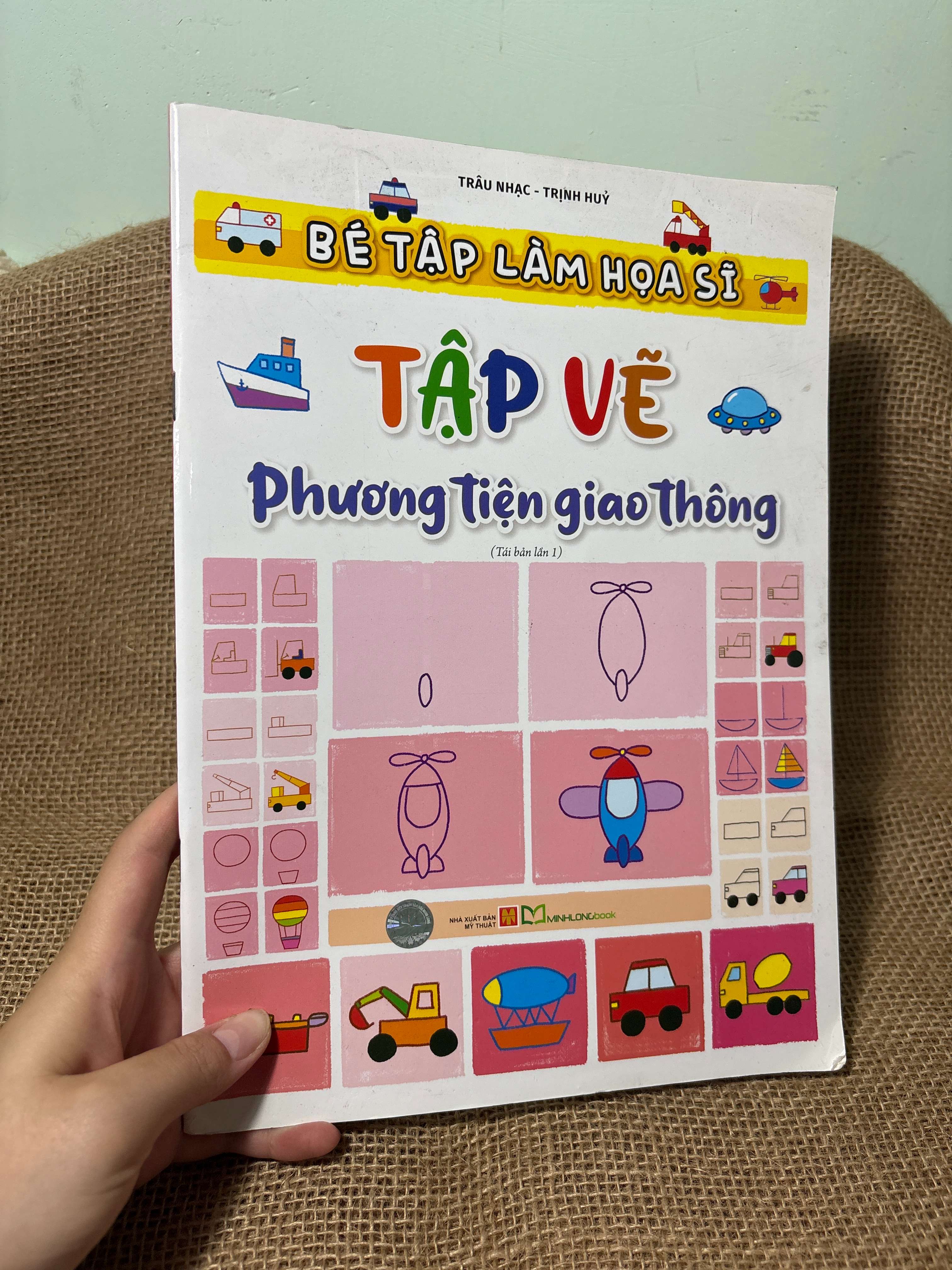 Tập vẽ phương tiện giao thông - Trâu Nhạc, Trịnh Hủy 2024 mới 80% (Sách thiếu nhi) HCM