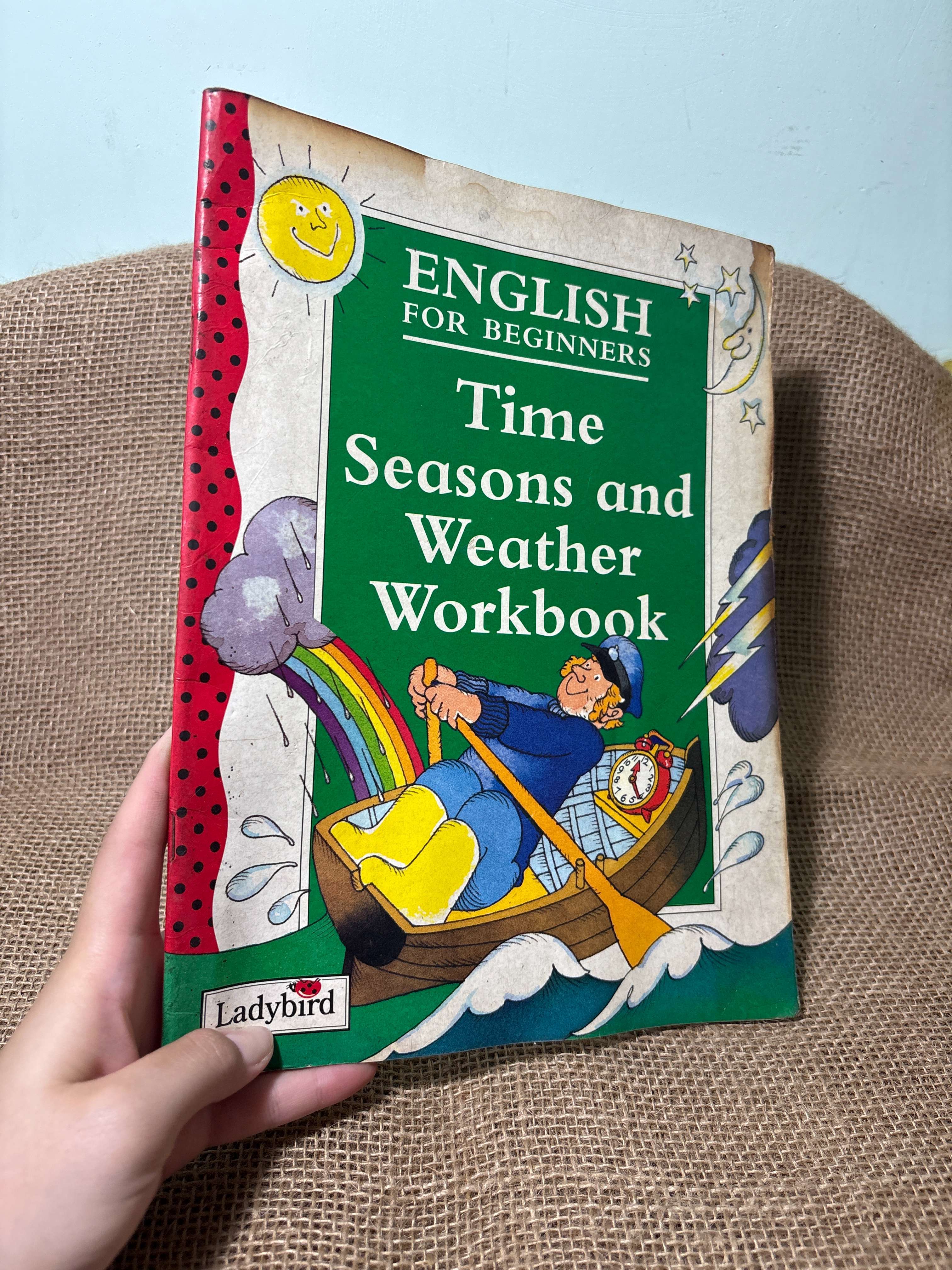 Time seasons and weather workbook mới 80% (Sách tự học tiếng Anh) HCM
