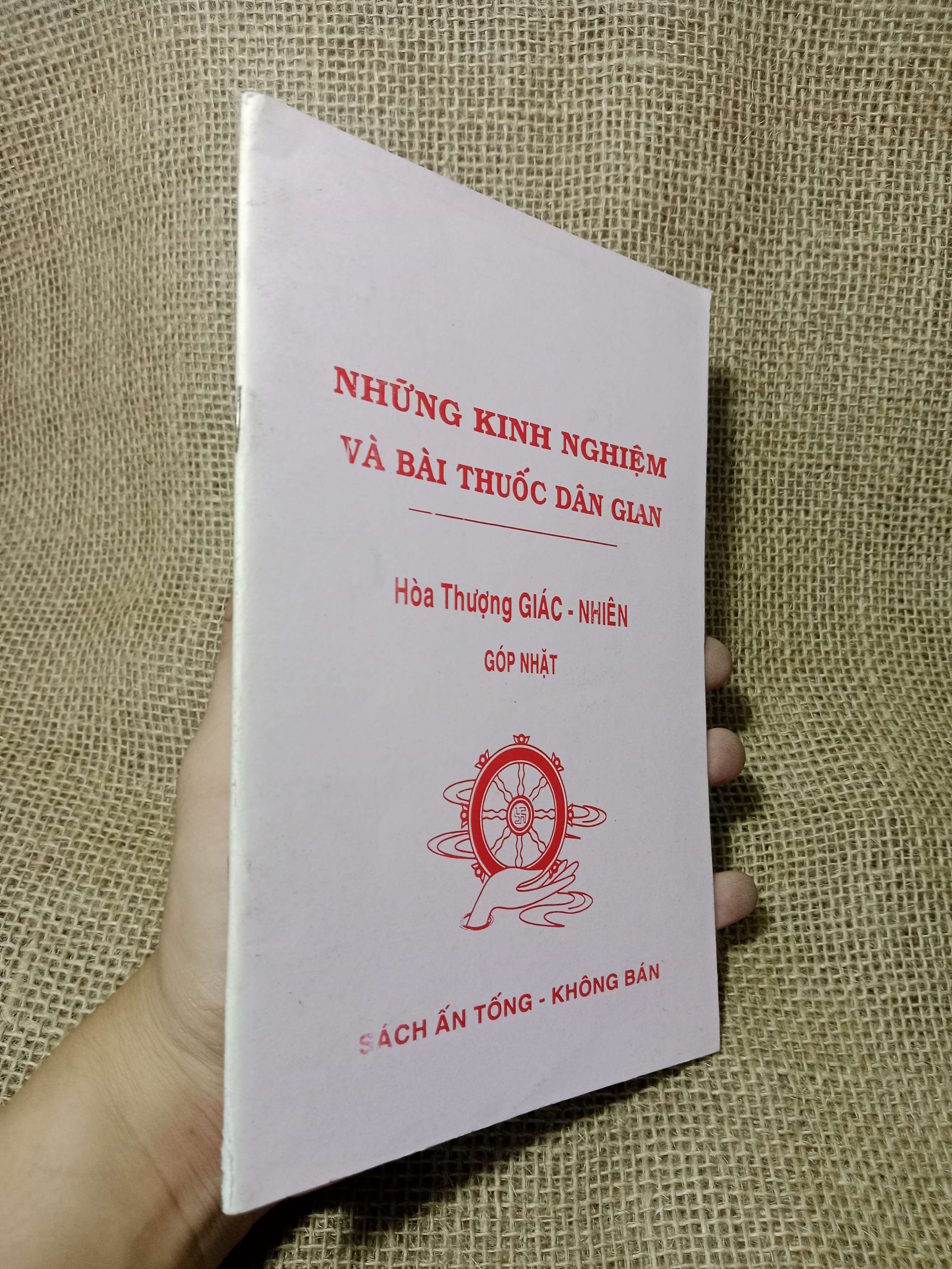 Những kinh nghiệm và bài thuốc dân gian - Hòa thượng Giác - Nhiên mới 80% (Sách Y học - Sức khỏe - Thể thao) HCM