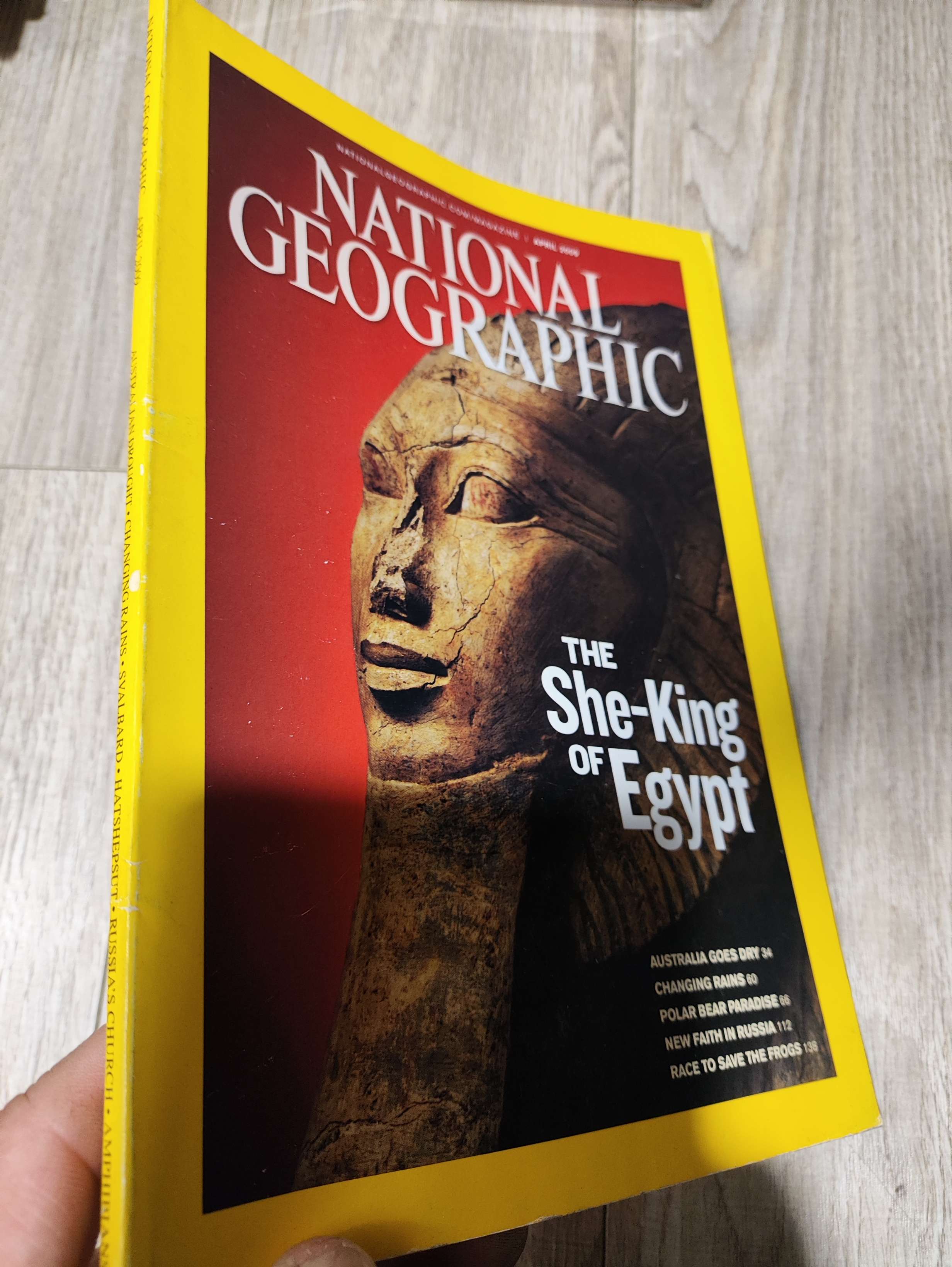 National geographic - The She - King of Egypt 2009 Tạp Chí Đẹp, mới 80% (Tạp chí) LNTQ