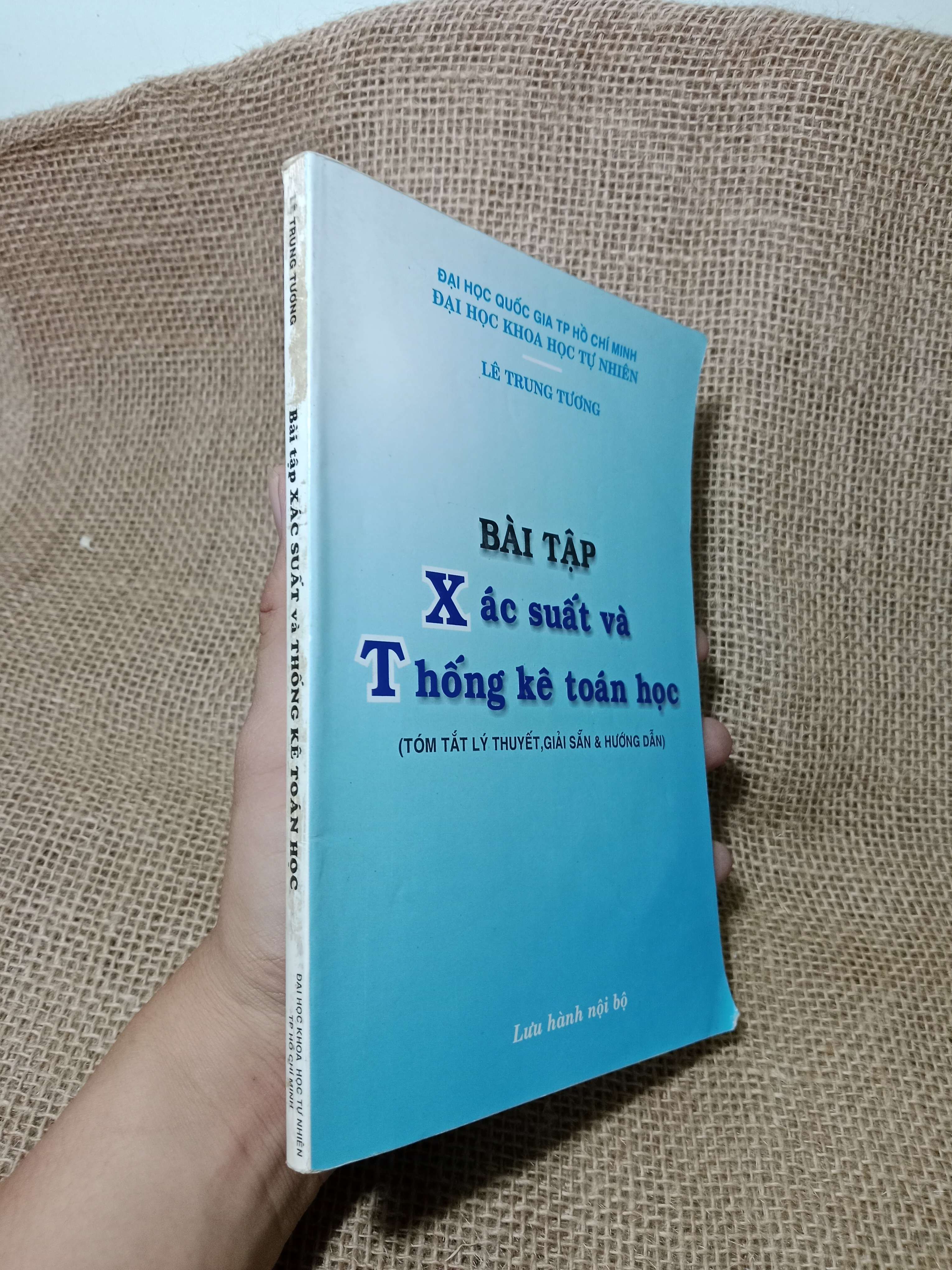 Bài tập xác suất và thống kê toán học - Lê Trung Tương 2002 mới 80% (Giáo trình đại học - cao đẳng) HCM