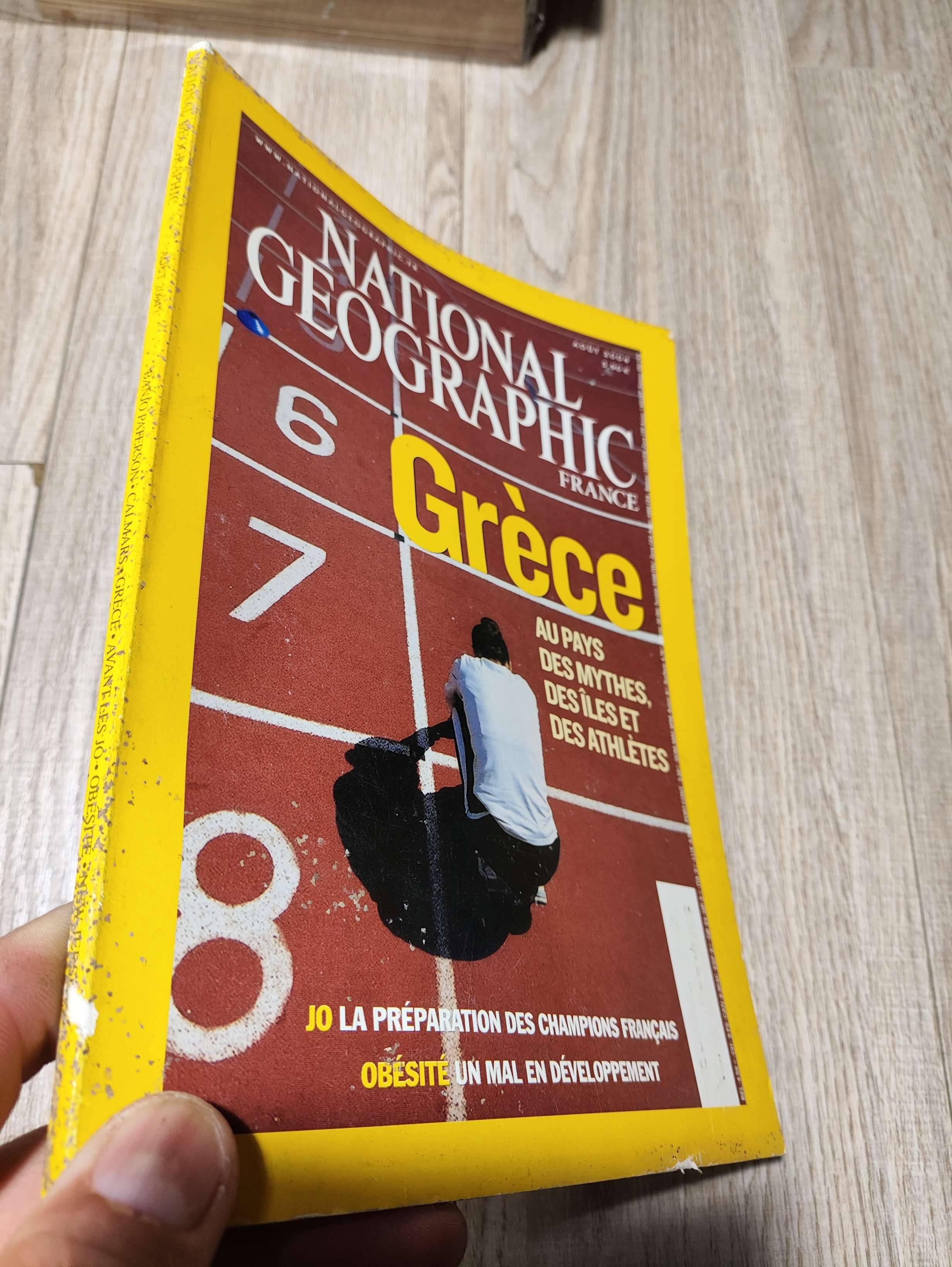 National geographic - Grece 2004 Tạp Chí Đẹp, mới 70% , tróc gáy (Tạp chí) LNTQ