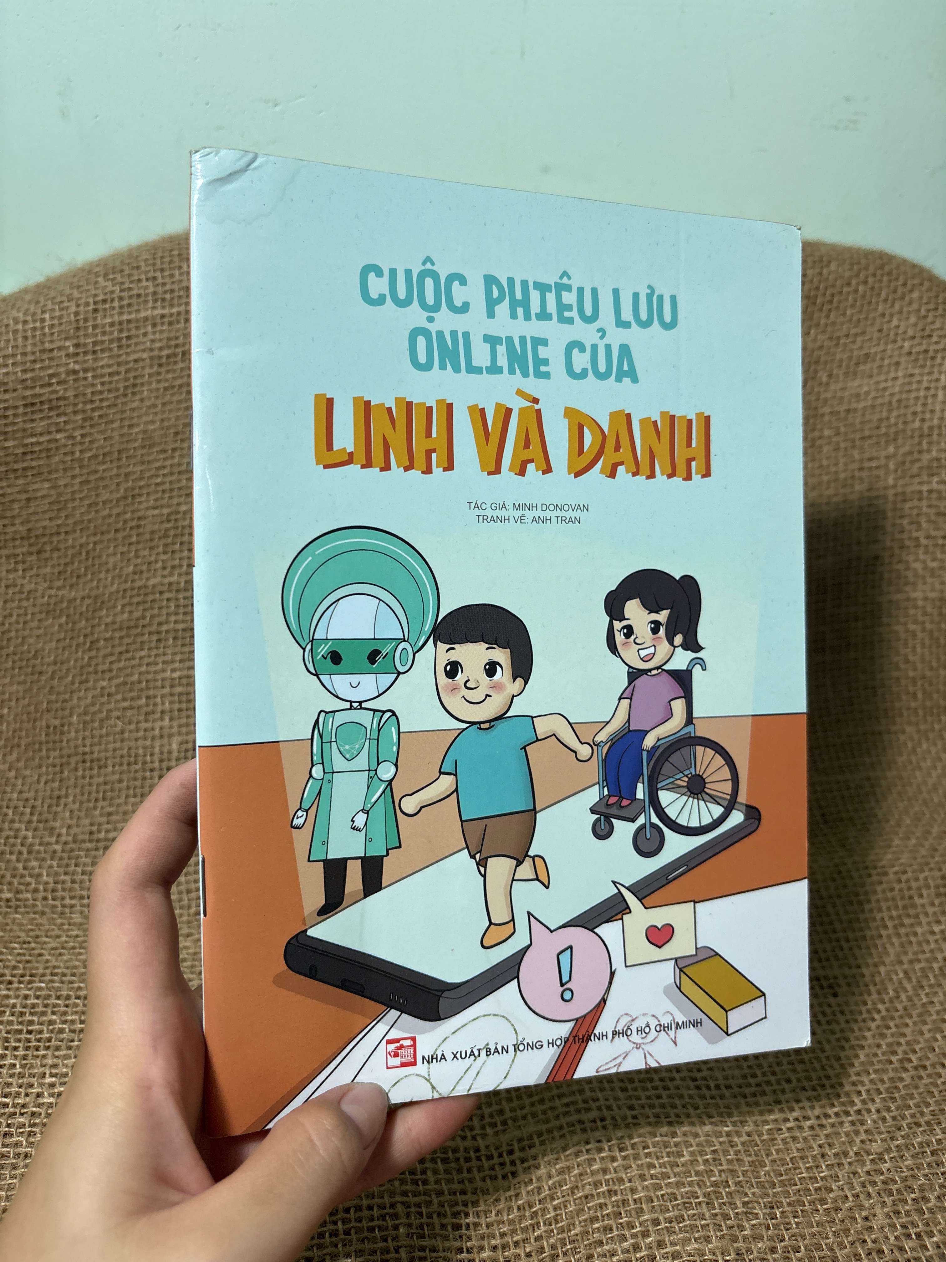 Cuộc phiêu lưu online của Linh và Danh 2021 mới 80% (Sách thiếu nhi) HCM