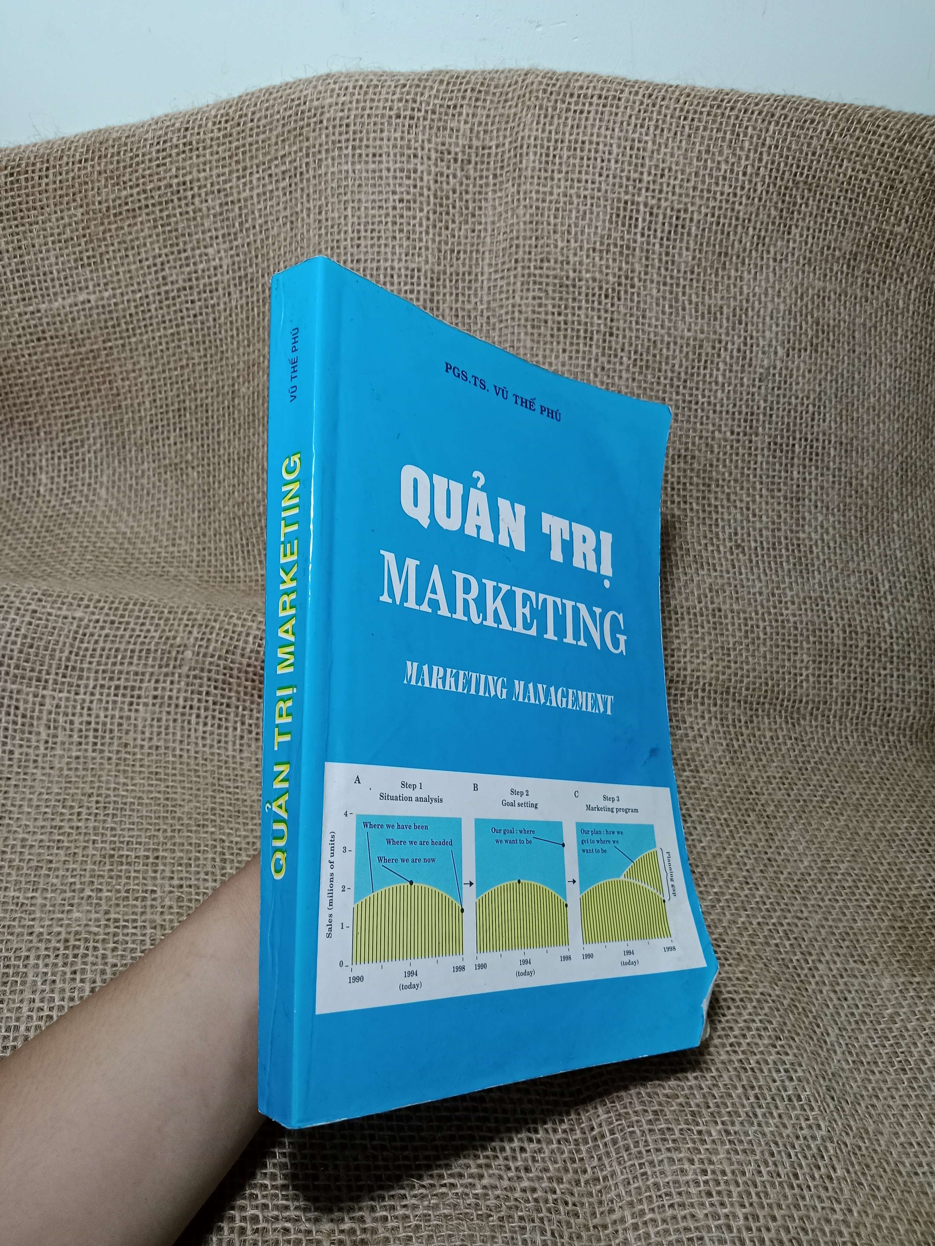 Quản trị Marketing - Vũ Thế Phú mới 70% , có chữ (Quản trị - lãnh đạo) HLSC