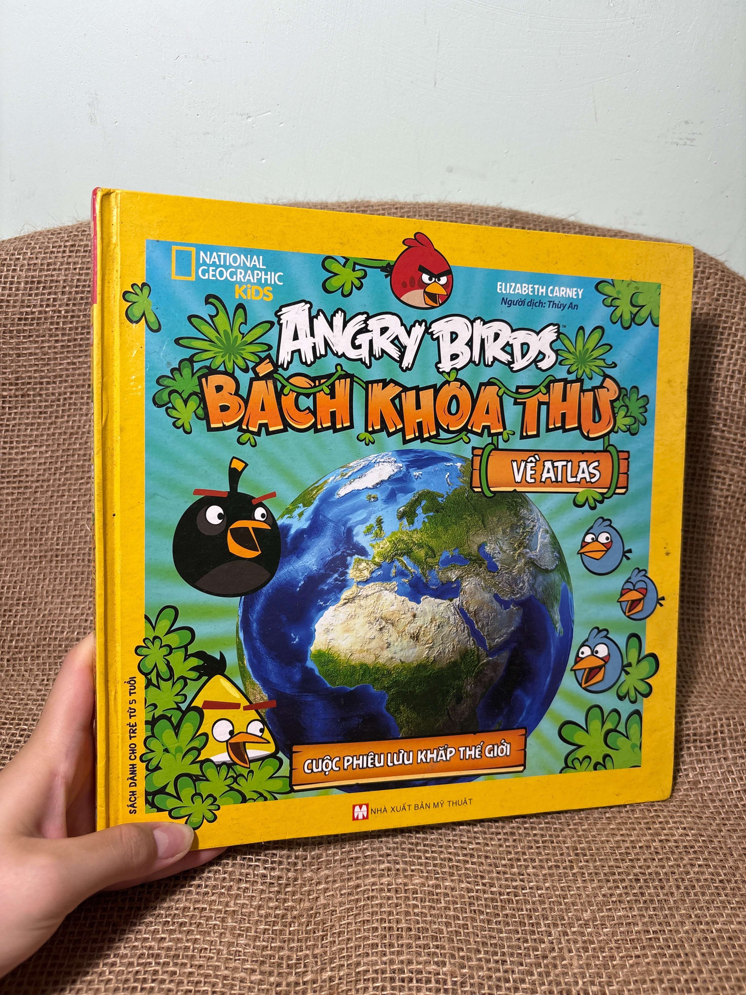 Angry Birds Bách khoa thư về atlas - Elizabeth Carney mới 80% (Sách kiến thức tổng hợp) HCM