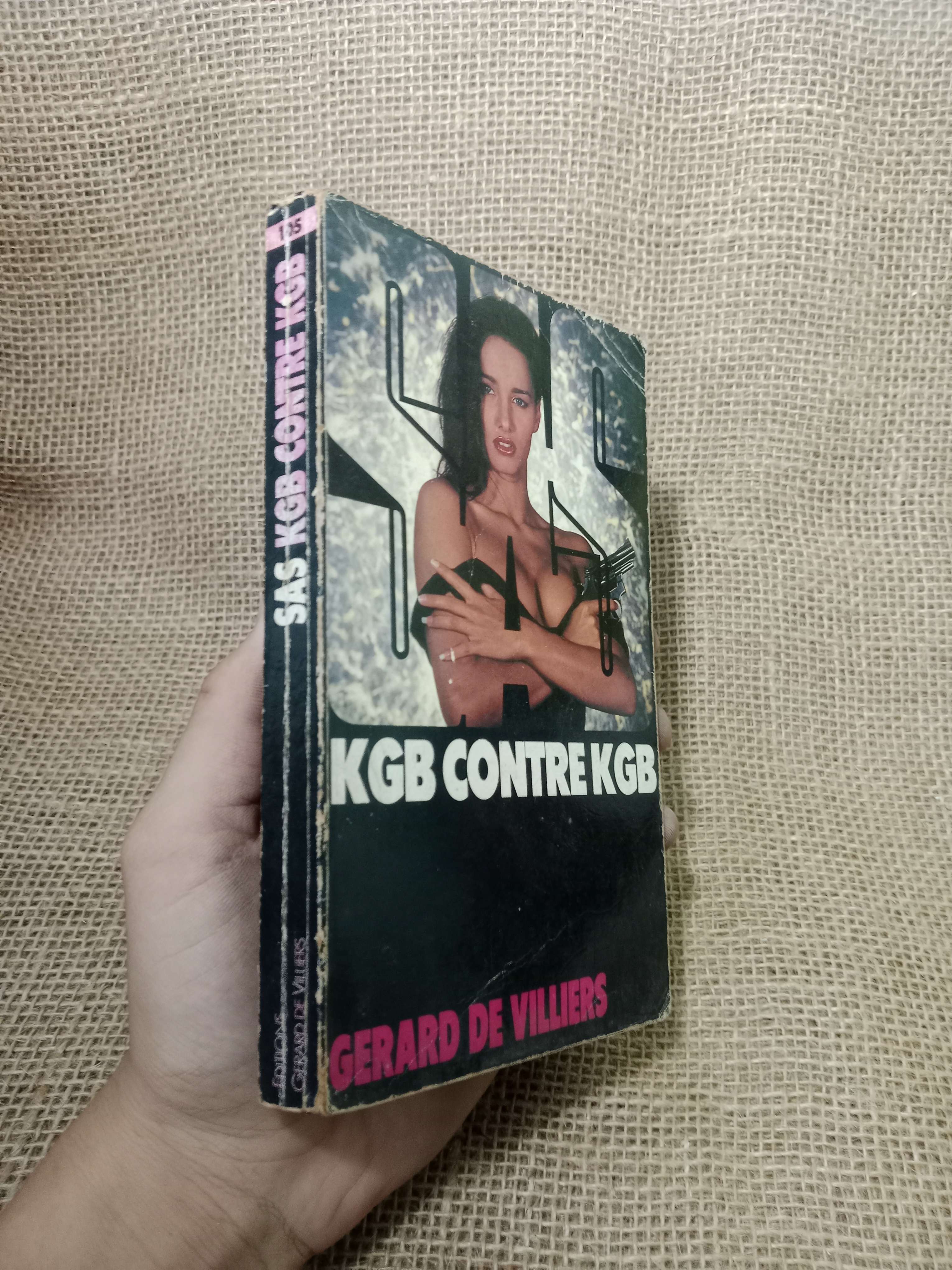SAS KGB contre KGB - Gerard De Villiers 1992 mới 70%, tróc gáy (Sách ngoại) HLSC