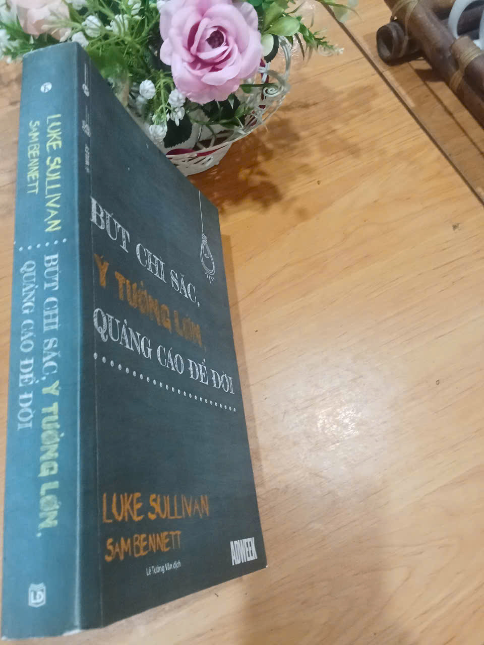 Bút chì sắc ý tưởng lớn quảng cáo để đời - Luke Sullivan Sambennett mới 80% (Kinh doanh - Marketing) HCM (MVB)