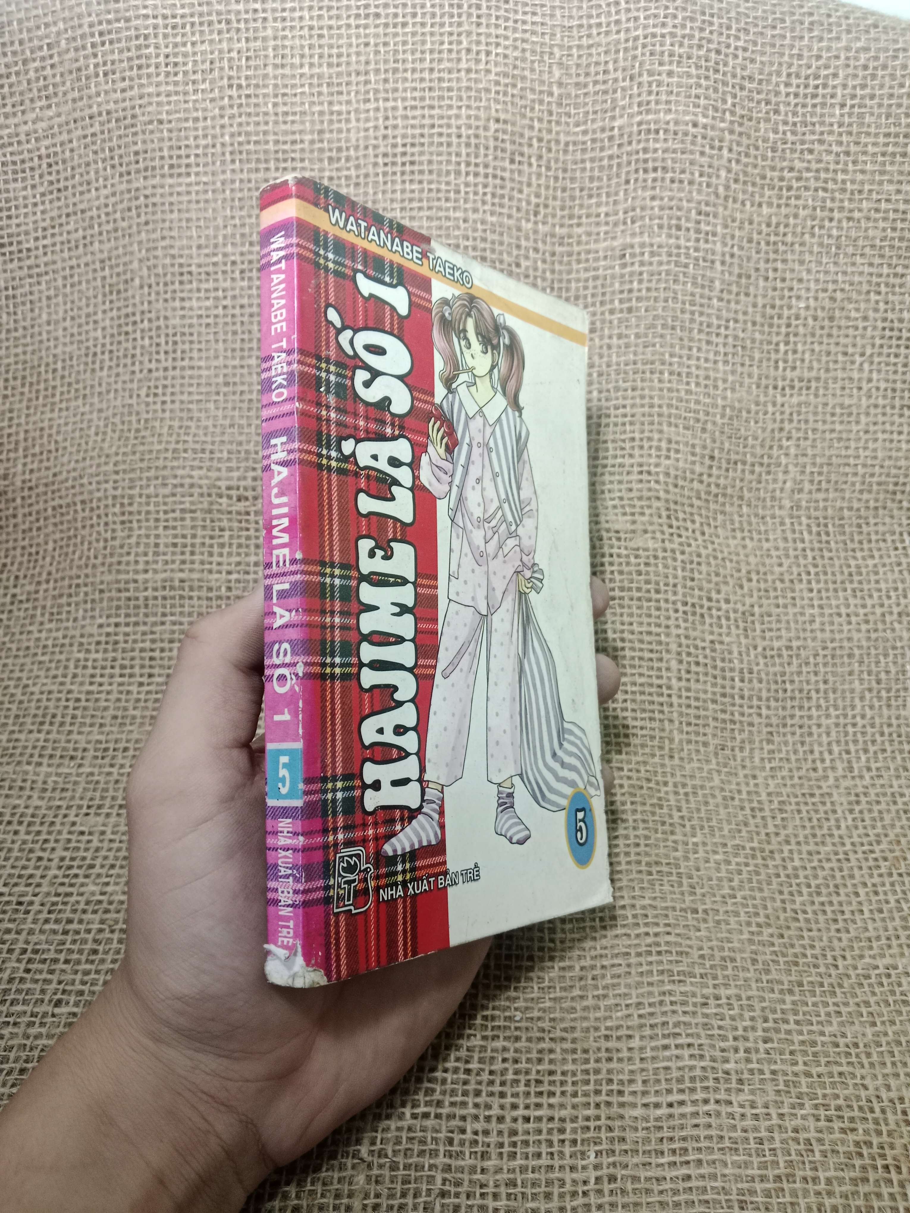 Hajime là số 1 tập 5 - Watanabe Taeko 2005 mới 70%, tróc gáy (Truyện tranh ) HLSC
