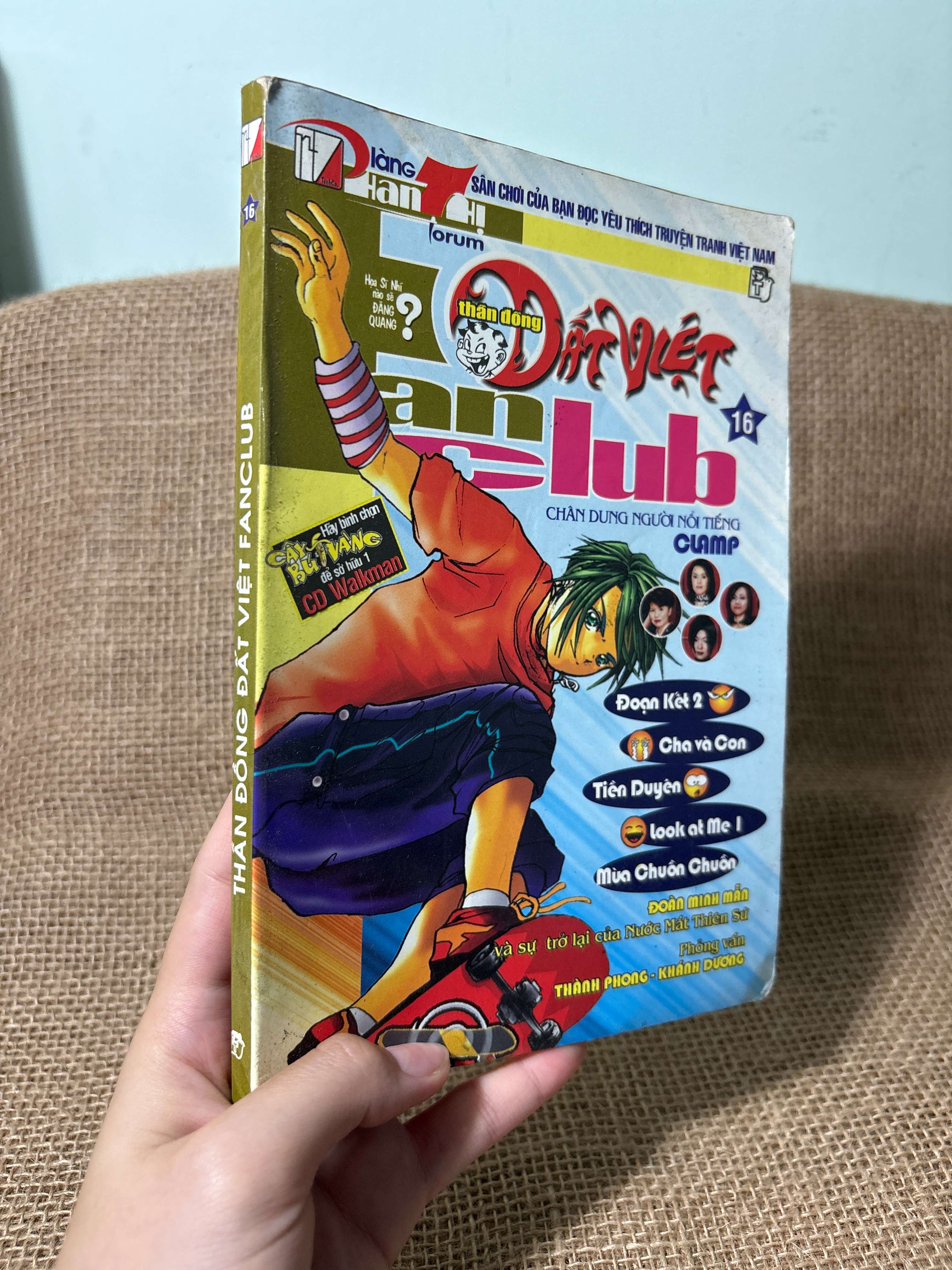 Thần đồng đất Việt FanClub 2005 mới 70%, tróc gáy (Tạp chí) HLSC