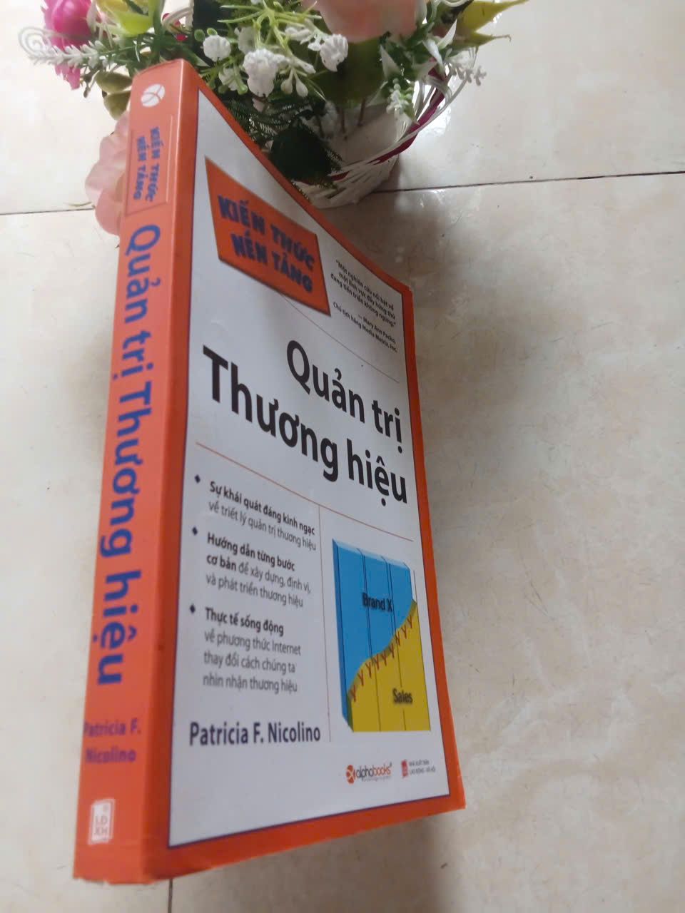 Quản trị thương hiệu - Patricia F. Nicolino mới 80% (Quản trị - lãnh đạo) HCM (MVB)