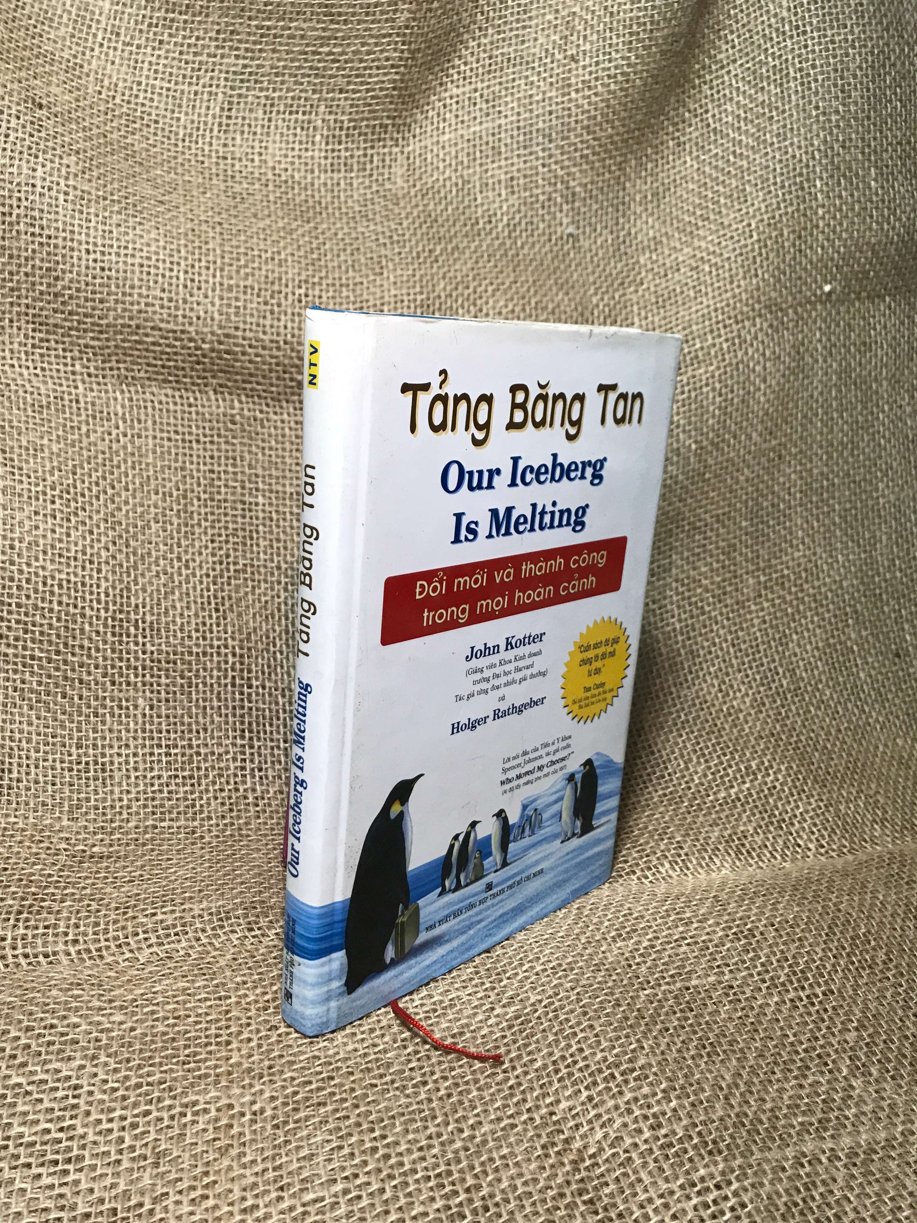 Tảng băng tan - John Kotter 2007 bìa cứng mới 80% (Sách kỹ năng) HCM