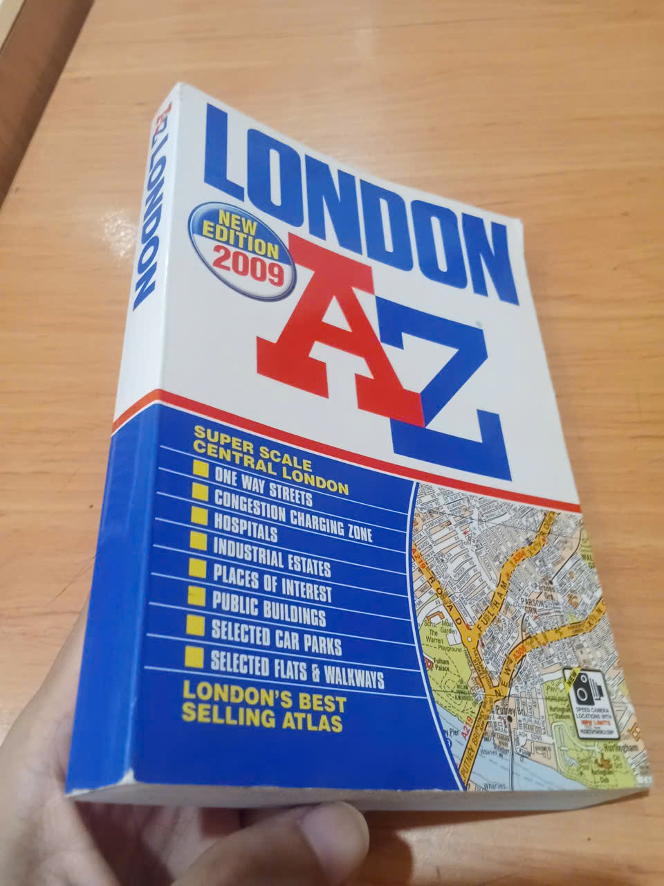 London A-Z 2009 mới 80% (Sách ngoại) HCM (MVB)