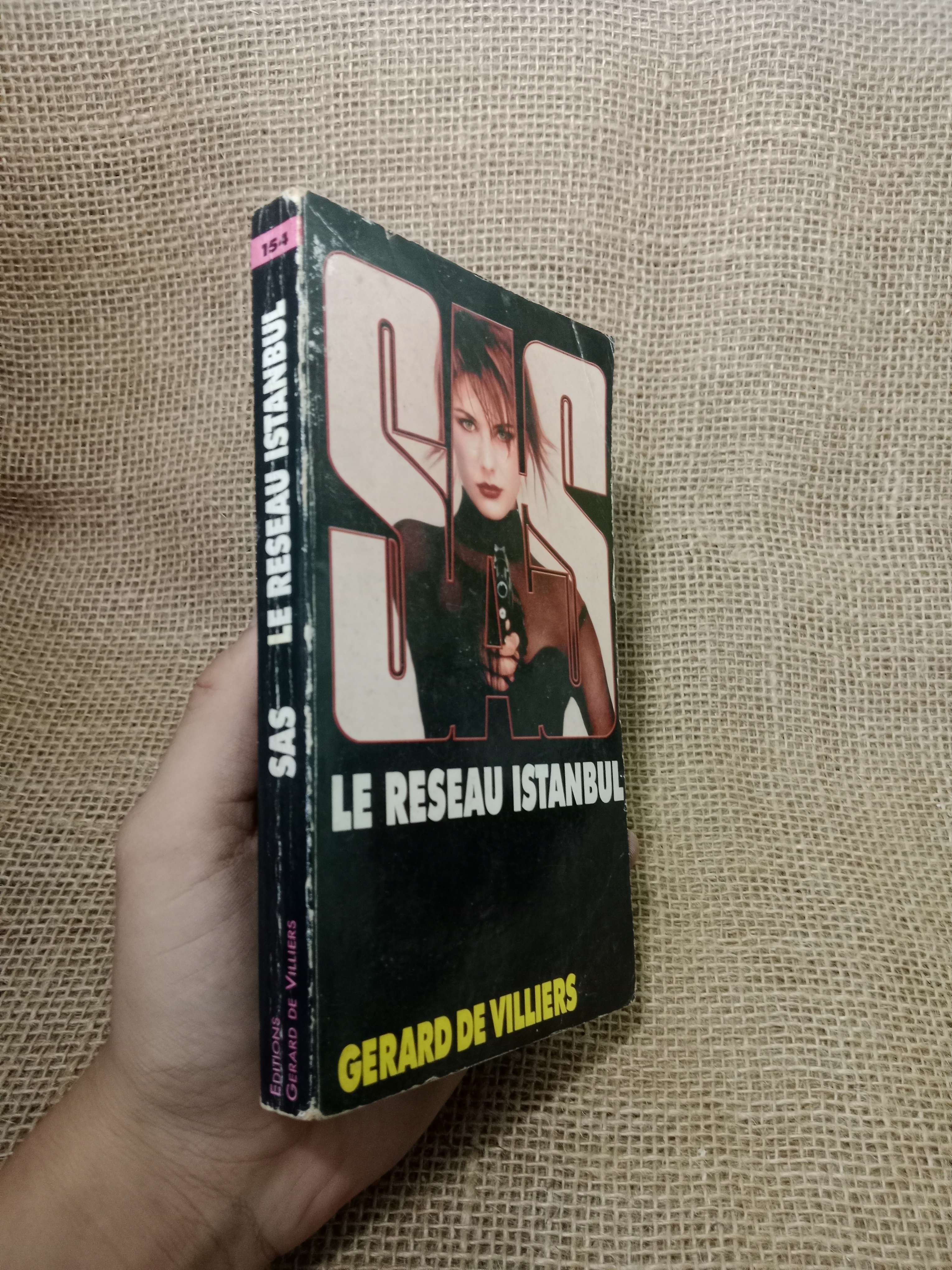 SAS le reseau istanbul - Gerard De Villiers 2004 mới 70%, tróc gáy (Sách ngoại) HLSC