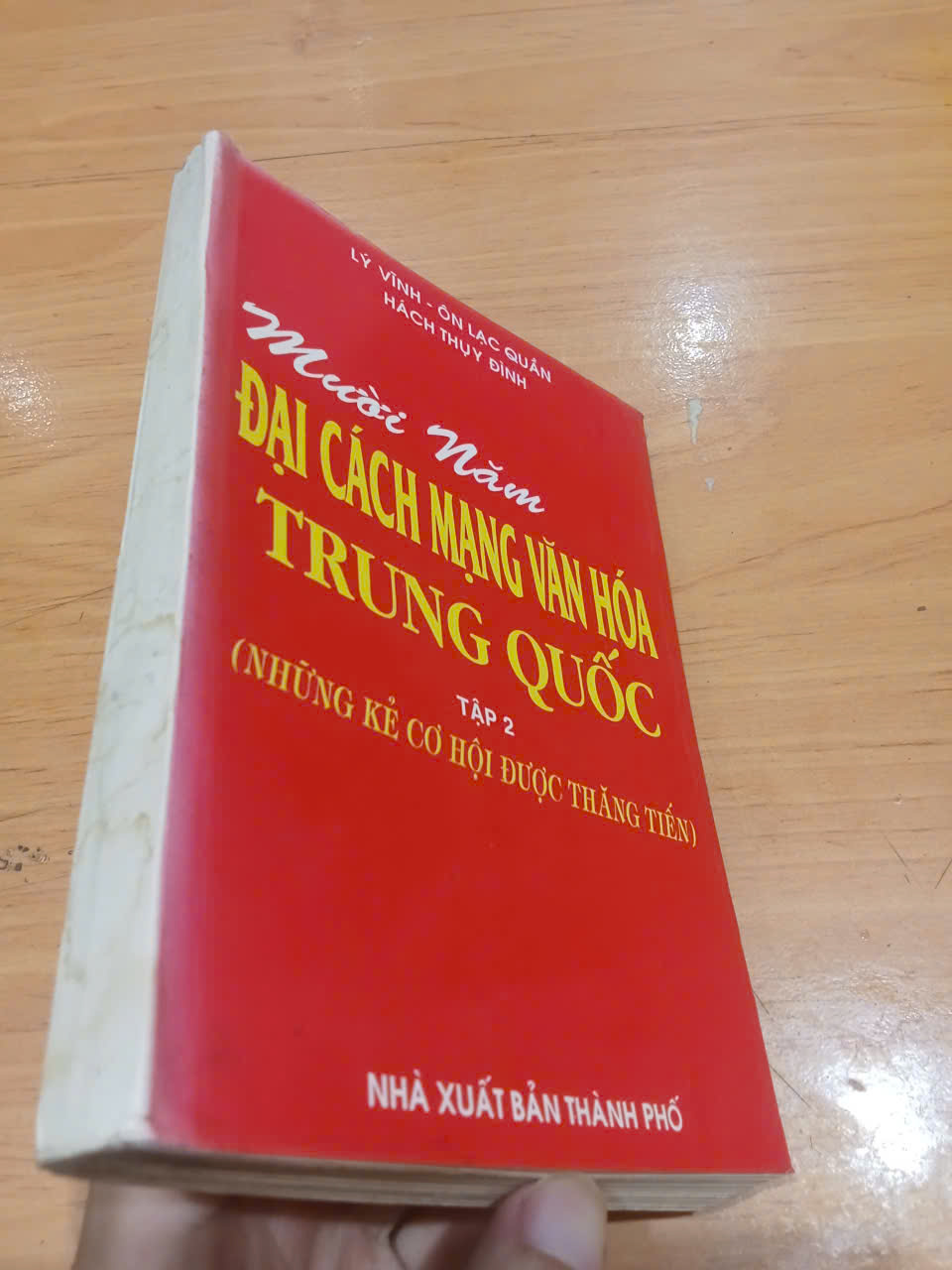 Mười năm đại cách mạng văn hóa Trung Quốc tập 2 (Những kẻ cơ hội được thăng tiến) 1997 mới 80% (Sách lịch sử - triết học) HCM (MVB)